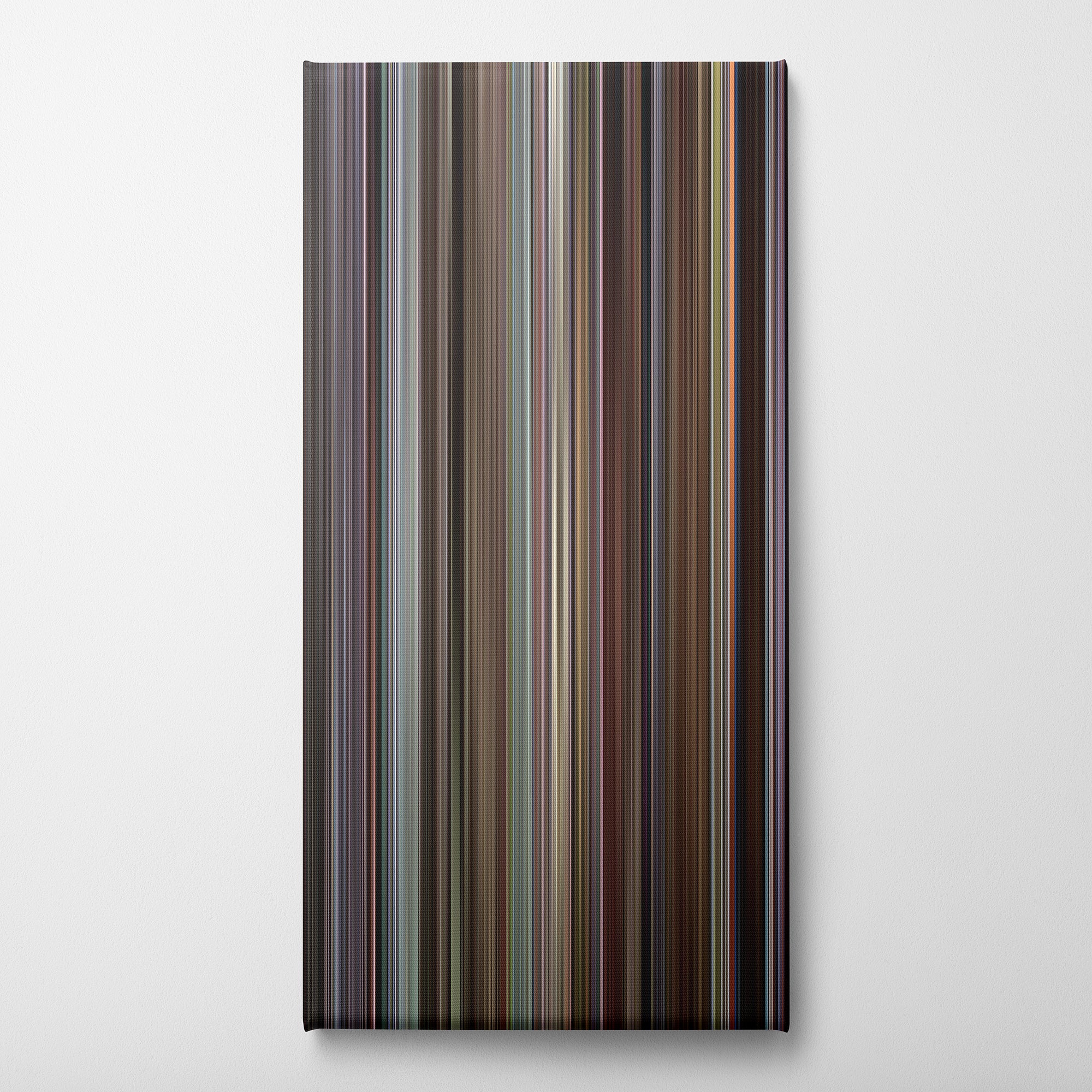 The Meaning of Life (1983) CineSpectrum Color Spectrum Canvas Print - Vertical on Wall