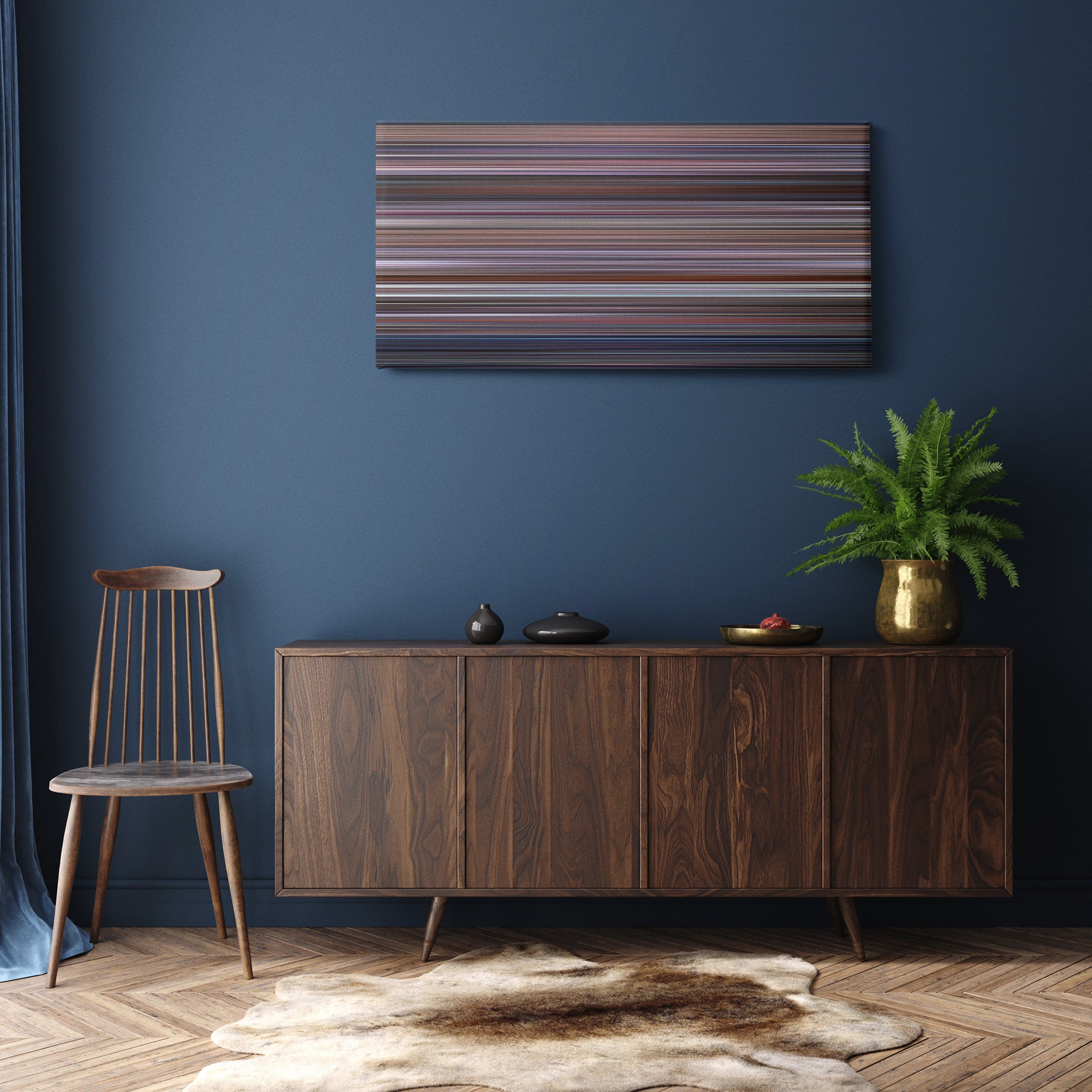 The Naked Gun 2 1-2 - The Smell Of Fear (1991) CineSpectrum Color Spectrum Canvas Print - Hanging Horizontal on Wall in Room