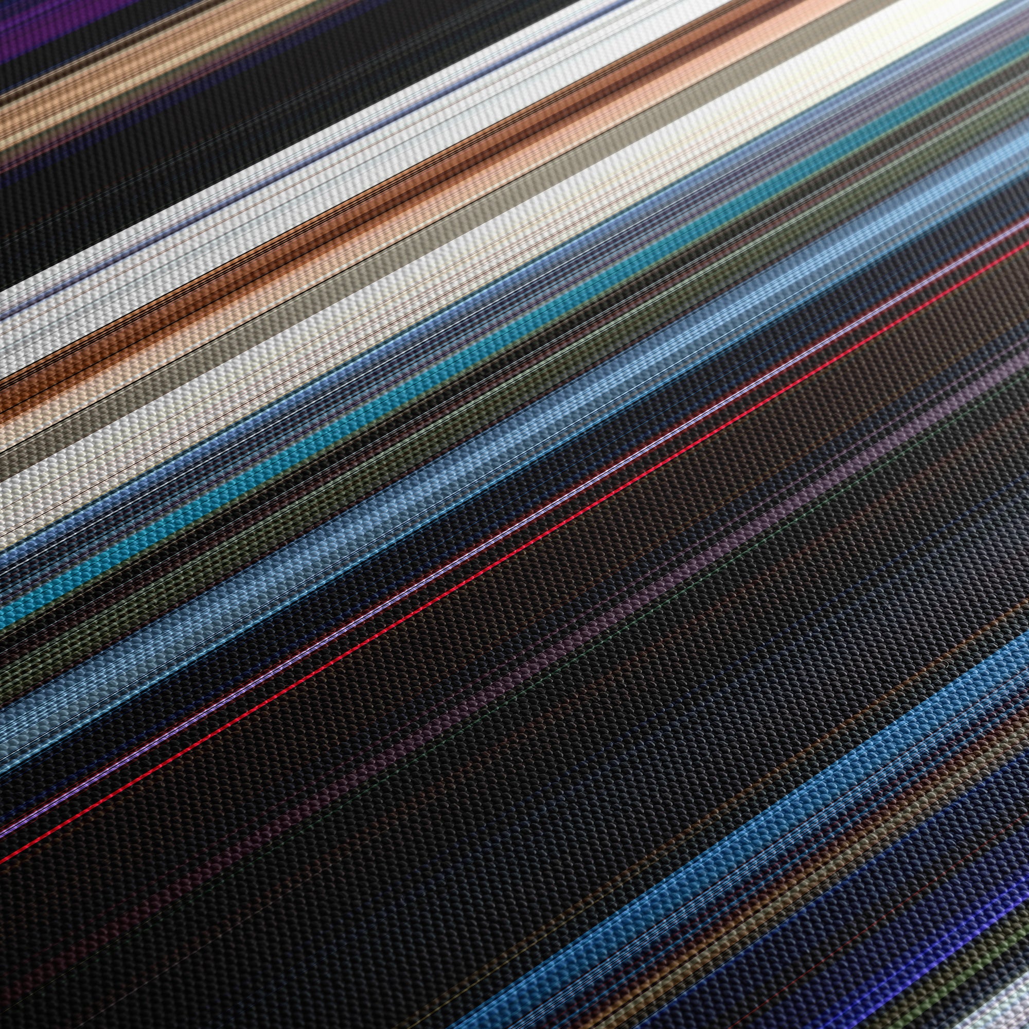 The Neon Demon (2016) CineSpectrum Color Spectrum Canvas Print - Close Up of Middle of Print