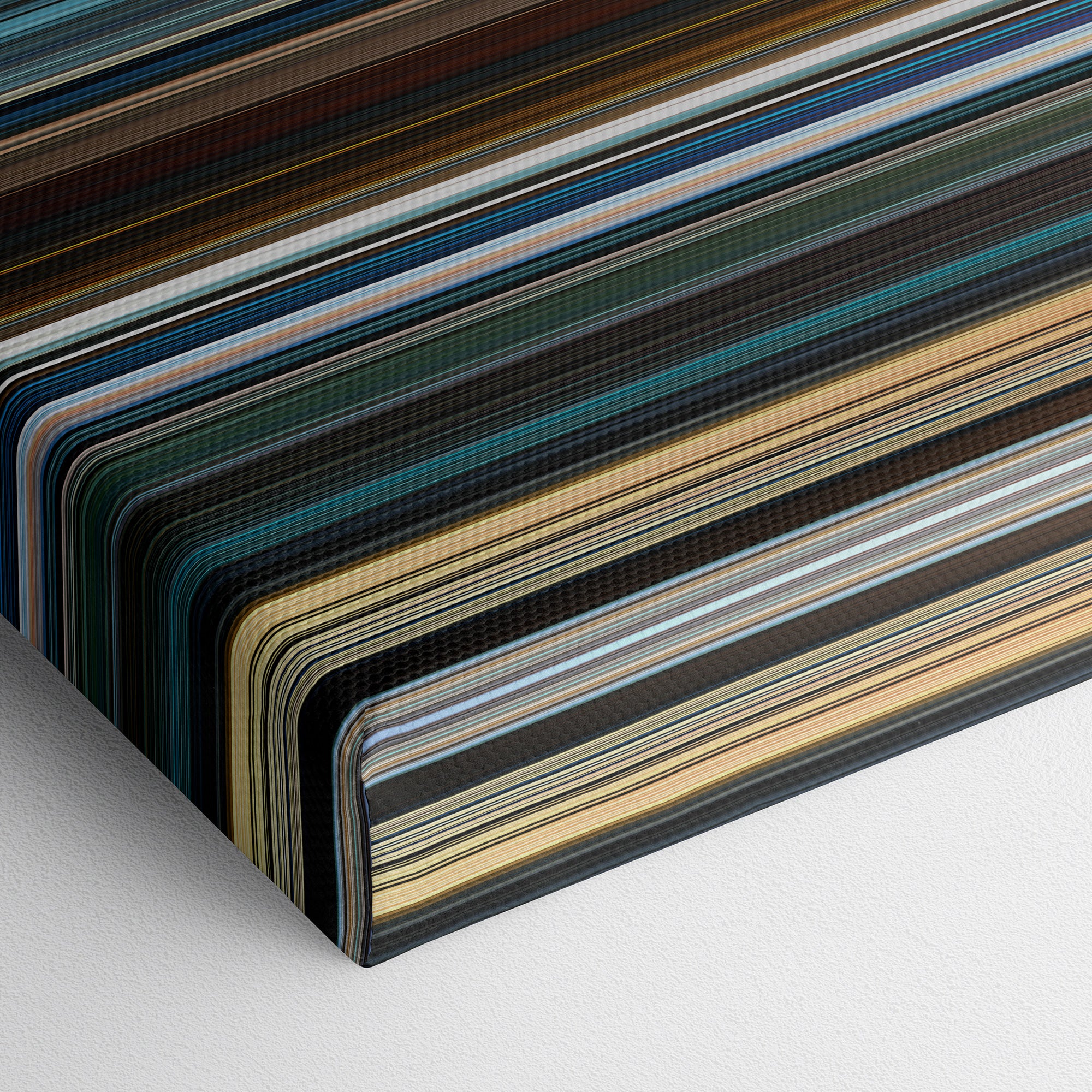 The Neverending Story (1984) CineSpectrum Color Spectrum Canvas Print - Close Up of Bottom of Print