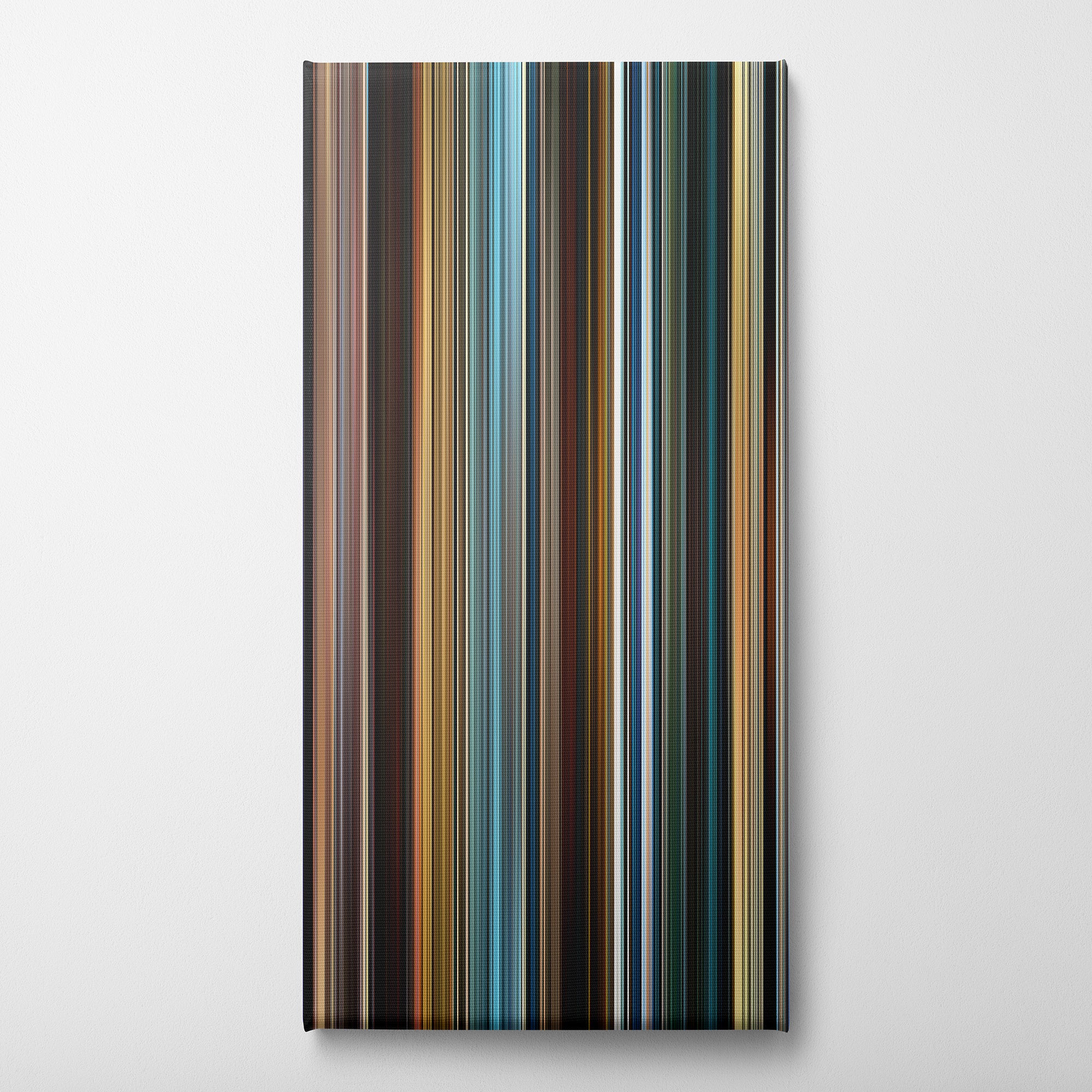The Neverending Story (1984) CineSpectrum Color Spectrum Canvas Print - Vertical on Wall
