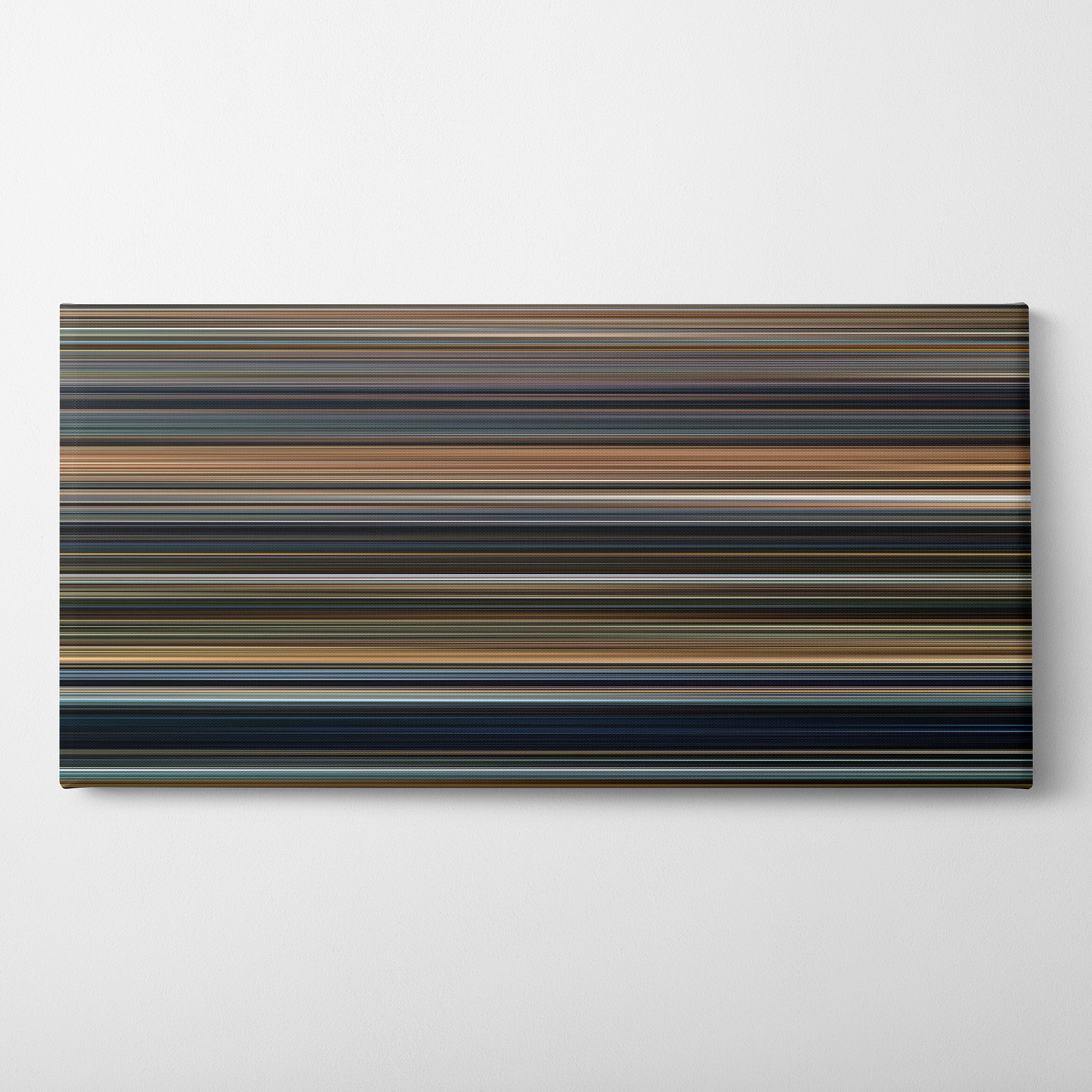 The Pianist (2002) CineSpectrum Color Spectrum Canvas Print - Horizontal on Wall