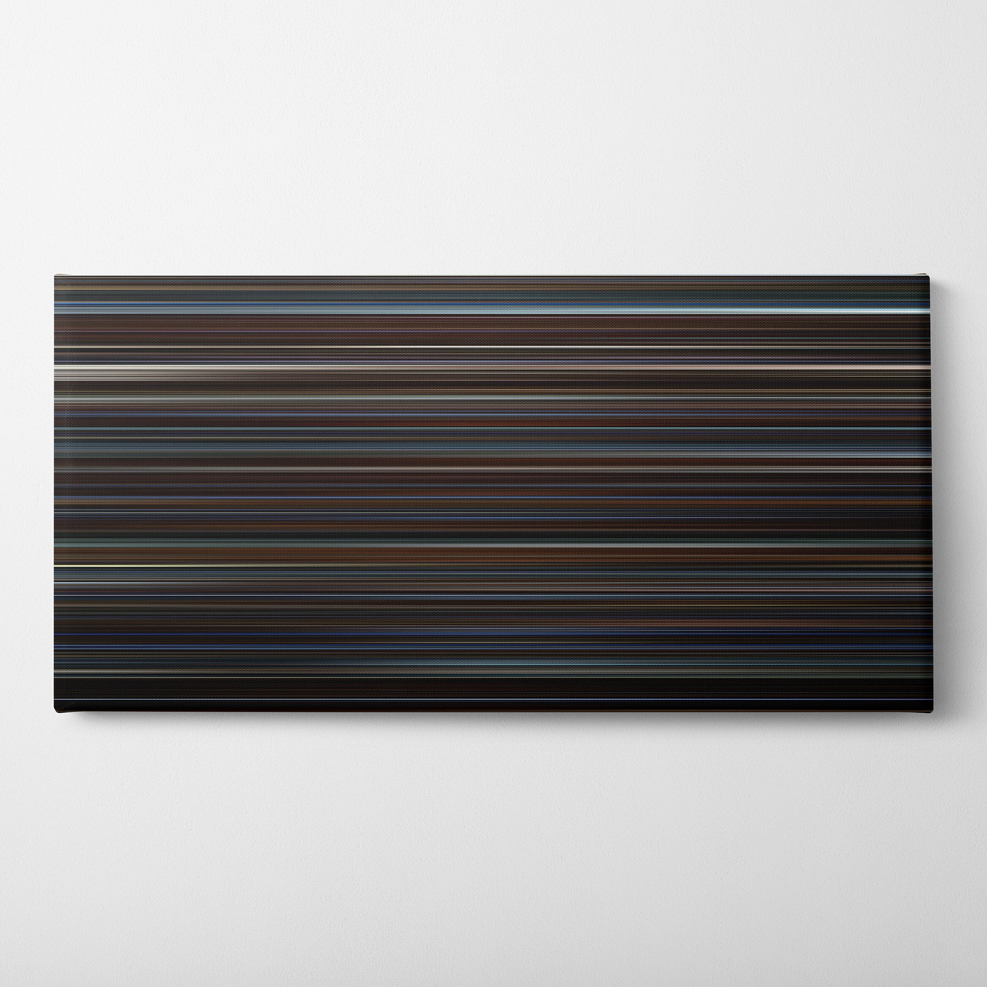 The Prestige (2006) CineSpectrum Color Spectrum Canvas Print - Horizontal on Wall