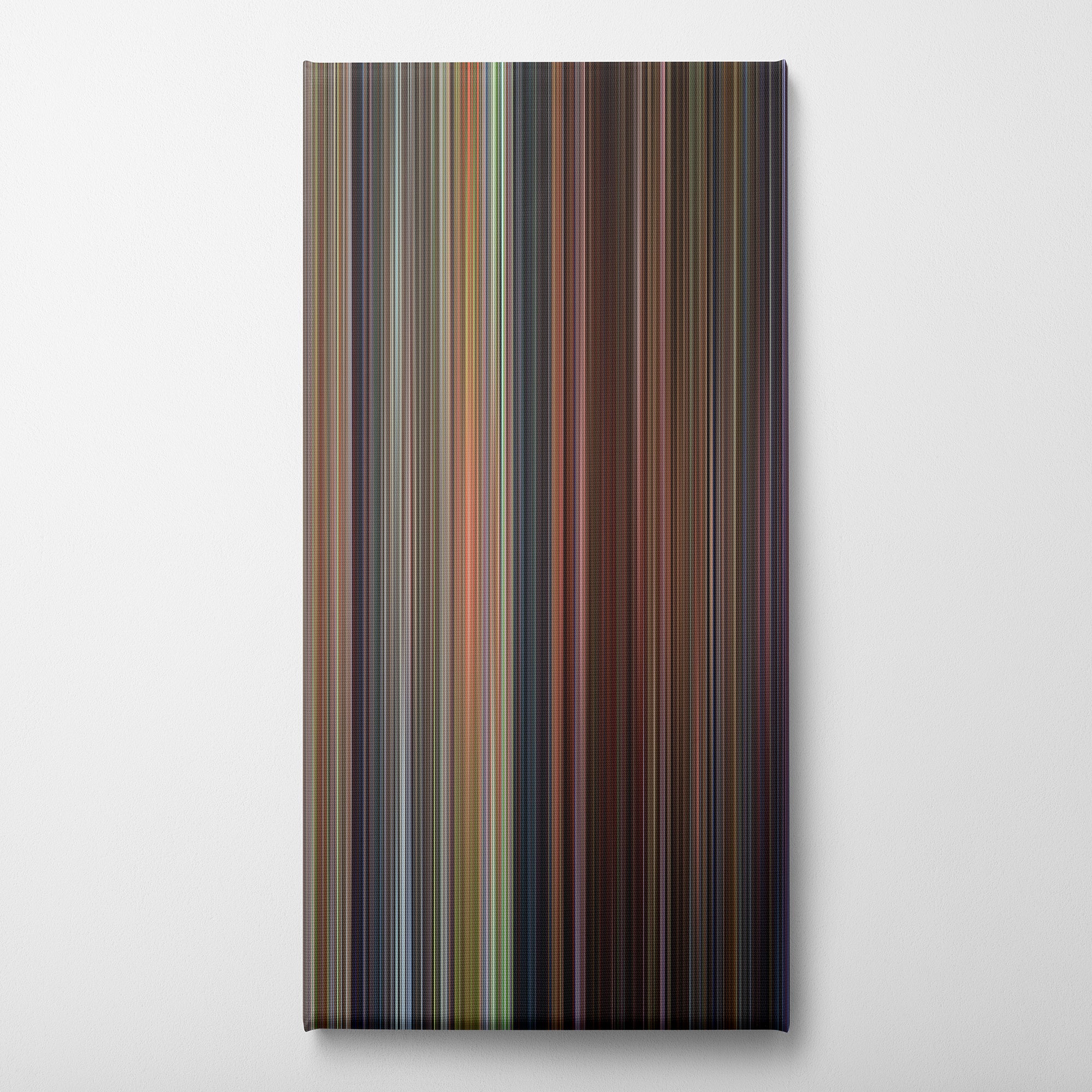 The Princess Bride (1987) CineSpectrum Color Spectrum Canvas Print - Vertical on Wall