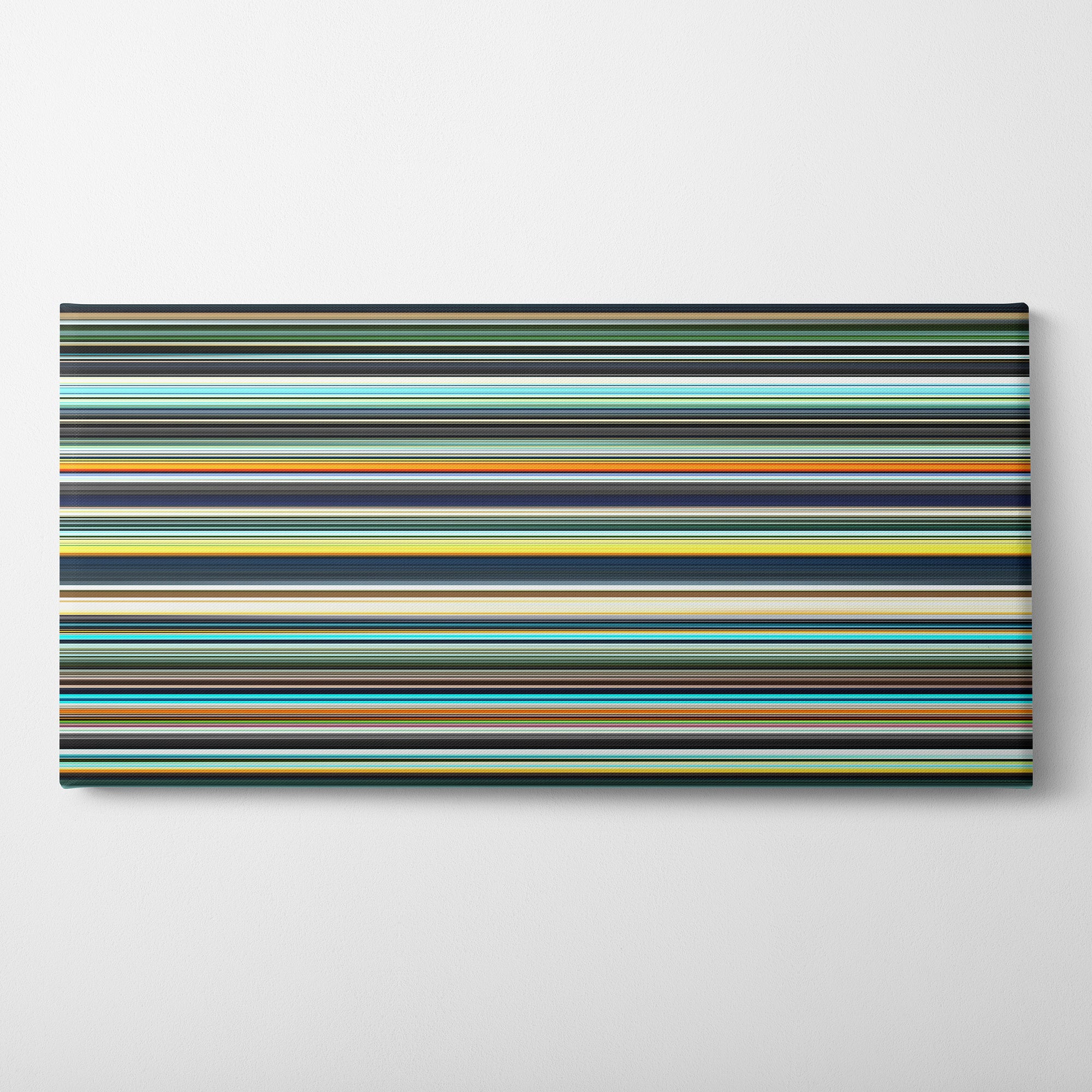 The Red Turtle (2016) CineSpectrum Color Spectrum Canvas Print - Horizontal on Wall