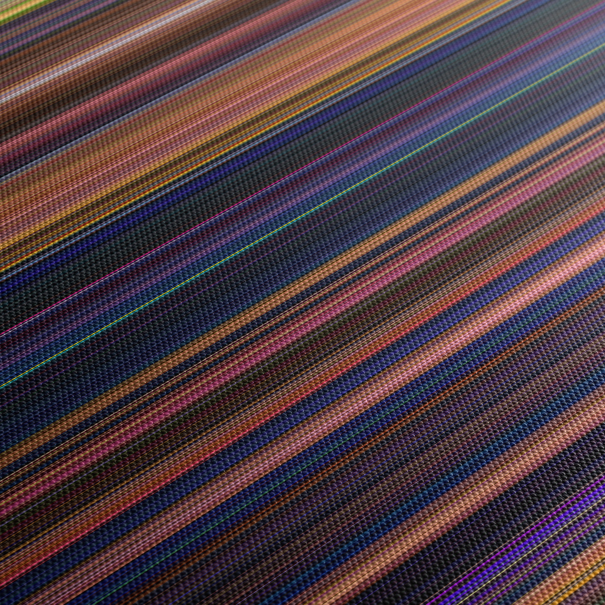 The Rescuers (1977) CineSpectrum Color Spectrum Canvas Print - Close Up of Middle of Print