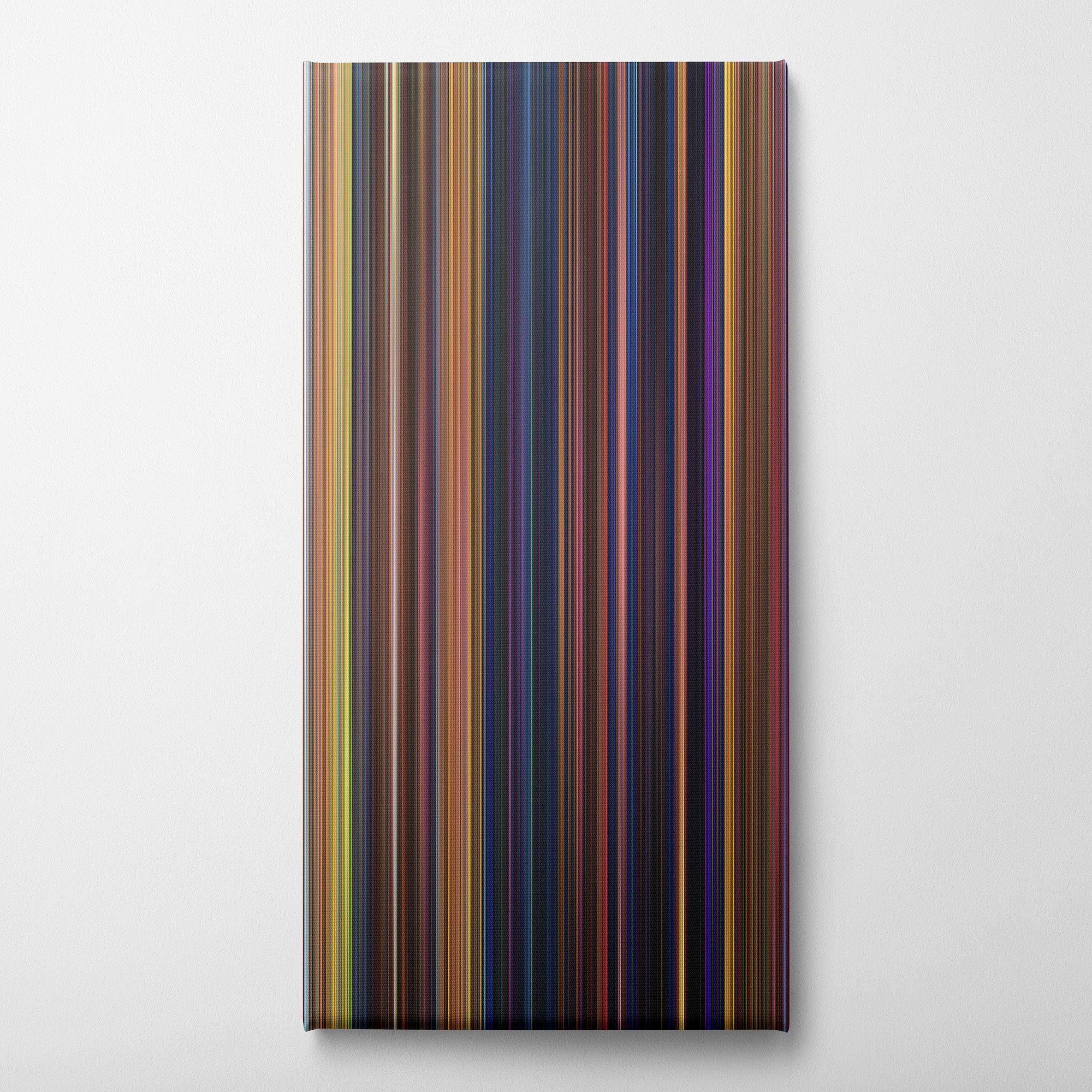 The Rescuers (1977) CineSpectrum Color Spectrum Canvas Print - Vertical on Wall