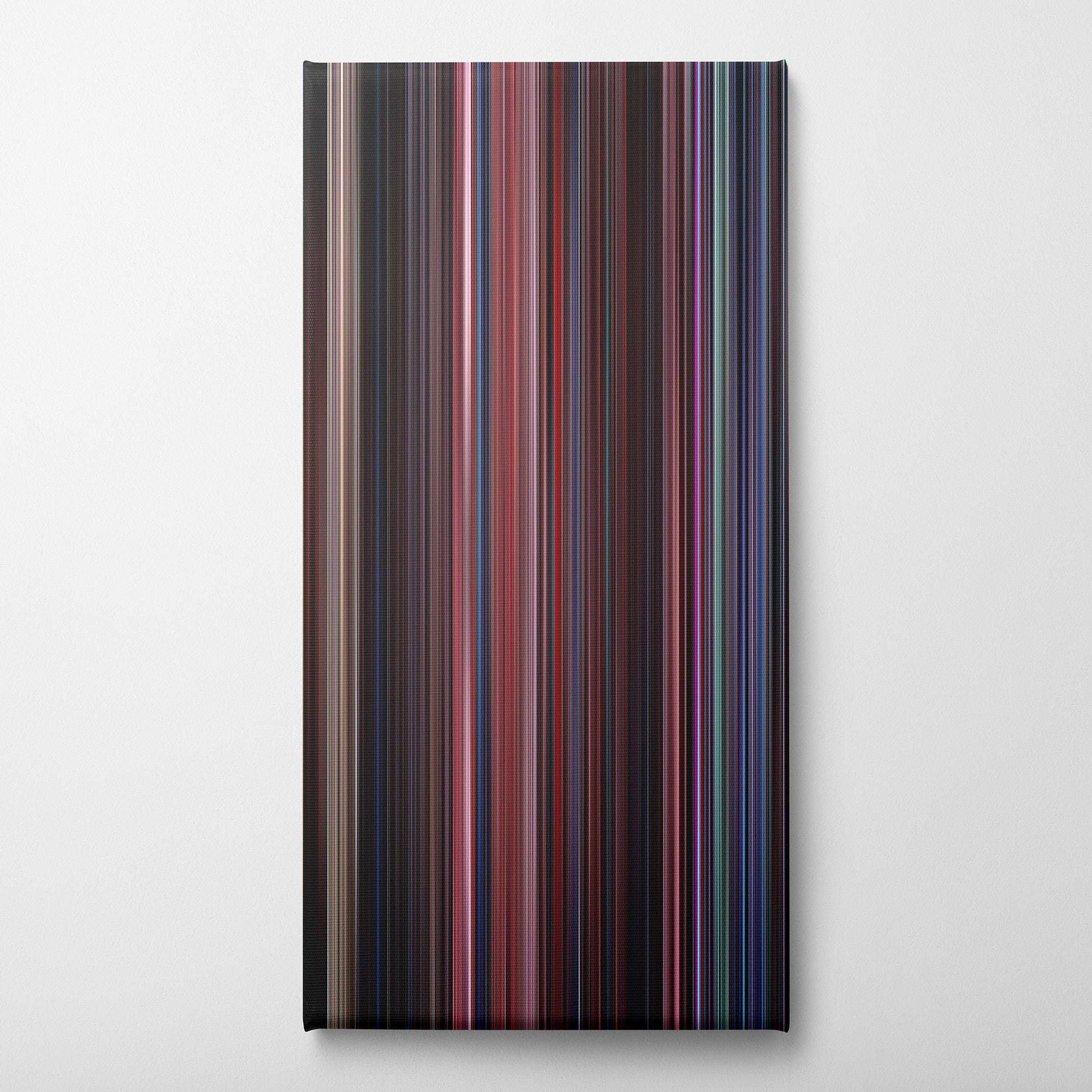 The Rocky Horror Picture Show (1975) CineSpectrum Color Spectrum Canvas Print - Vertical on Wall