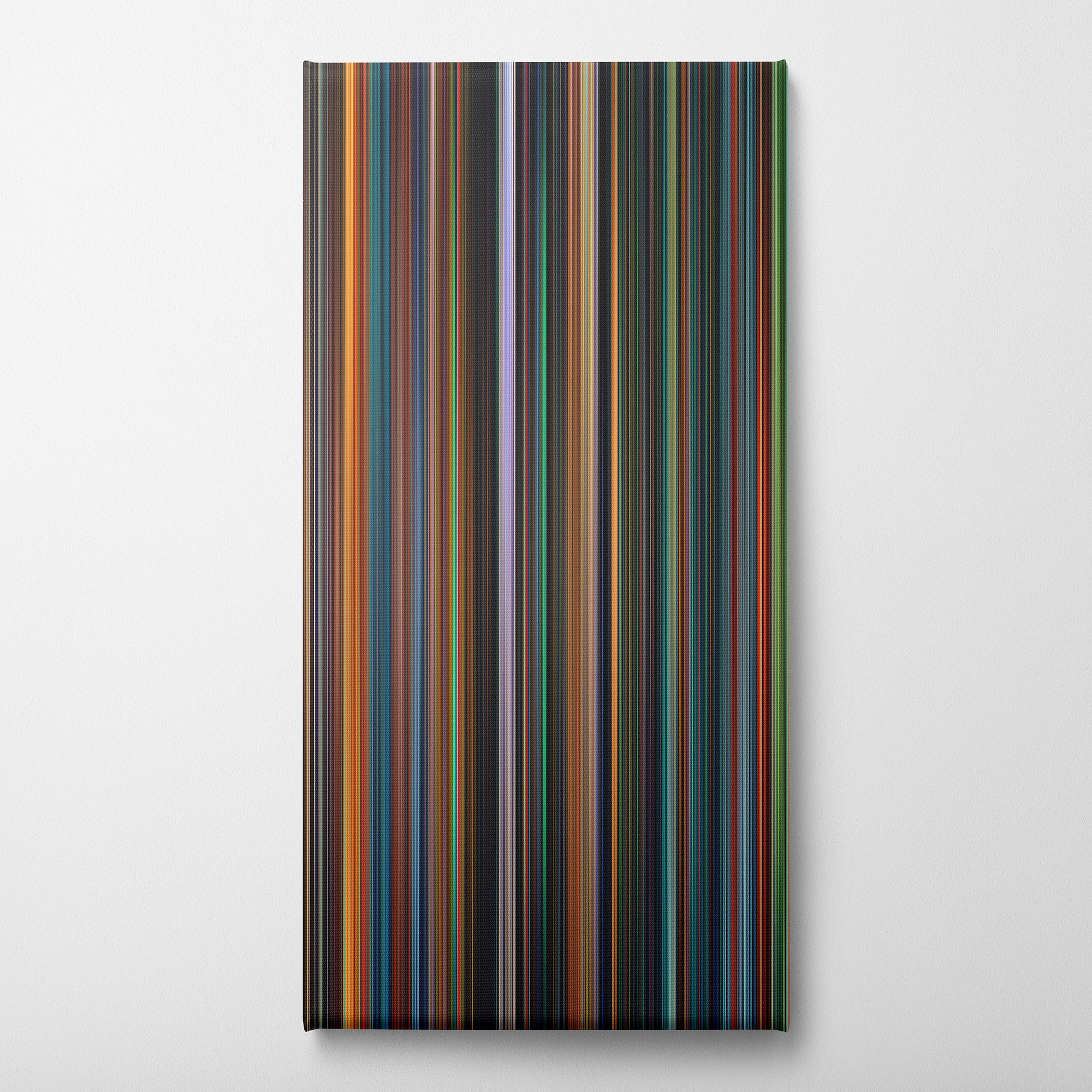 The Secret of NIMH (1982) CineSpectrum Color Spectrum Canvas Print - Vertical on Wall