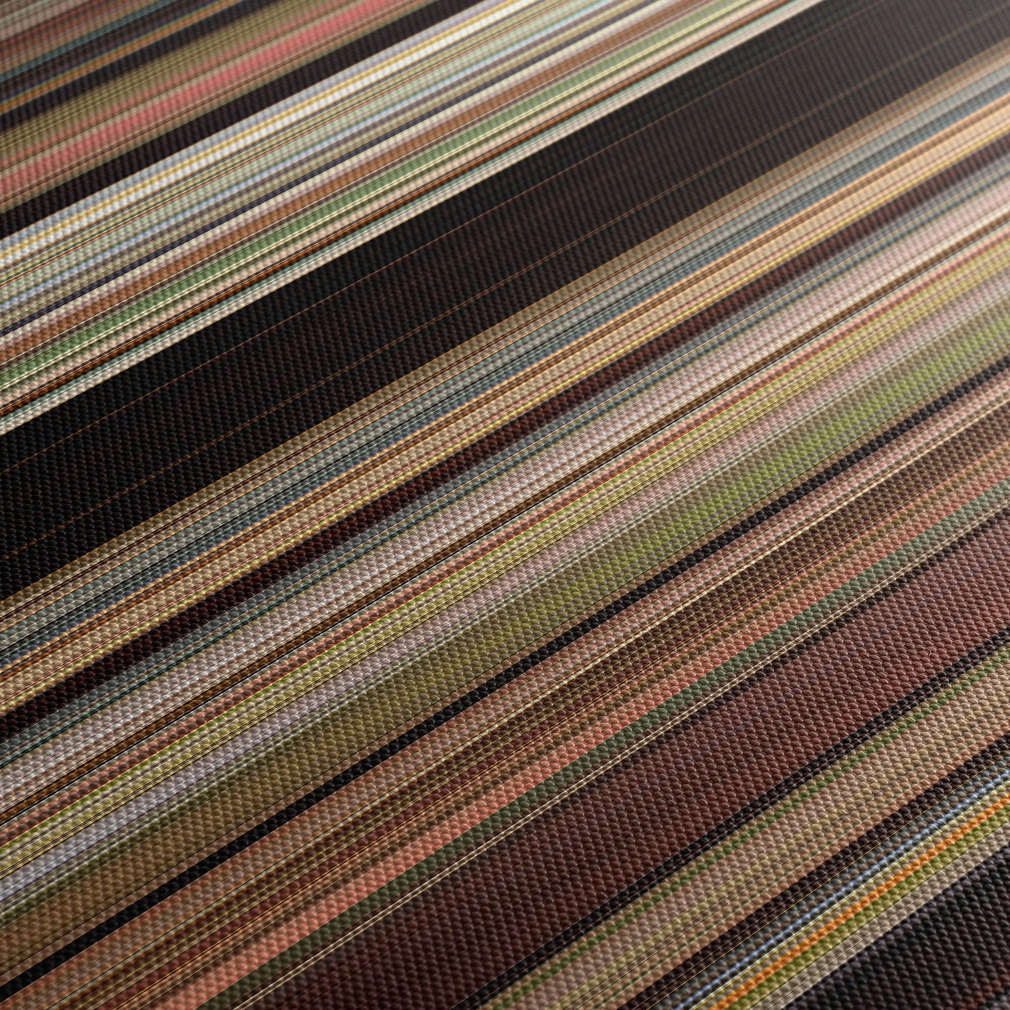 The Straight Story (1999) CineSpectrum Color Spectrum Canvas Print - Close Up of Middle of Print