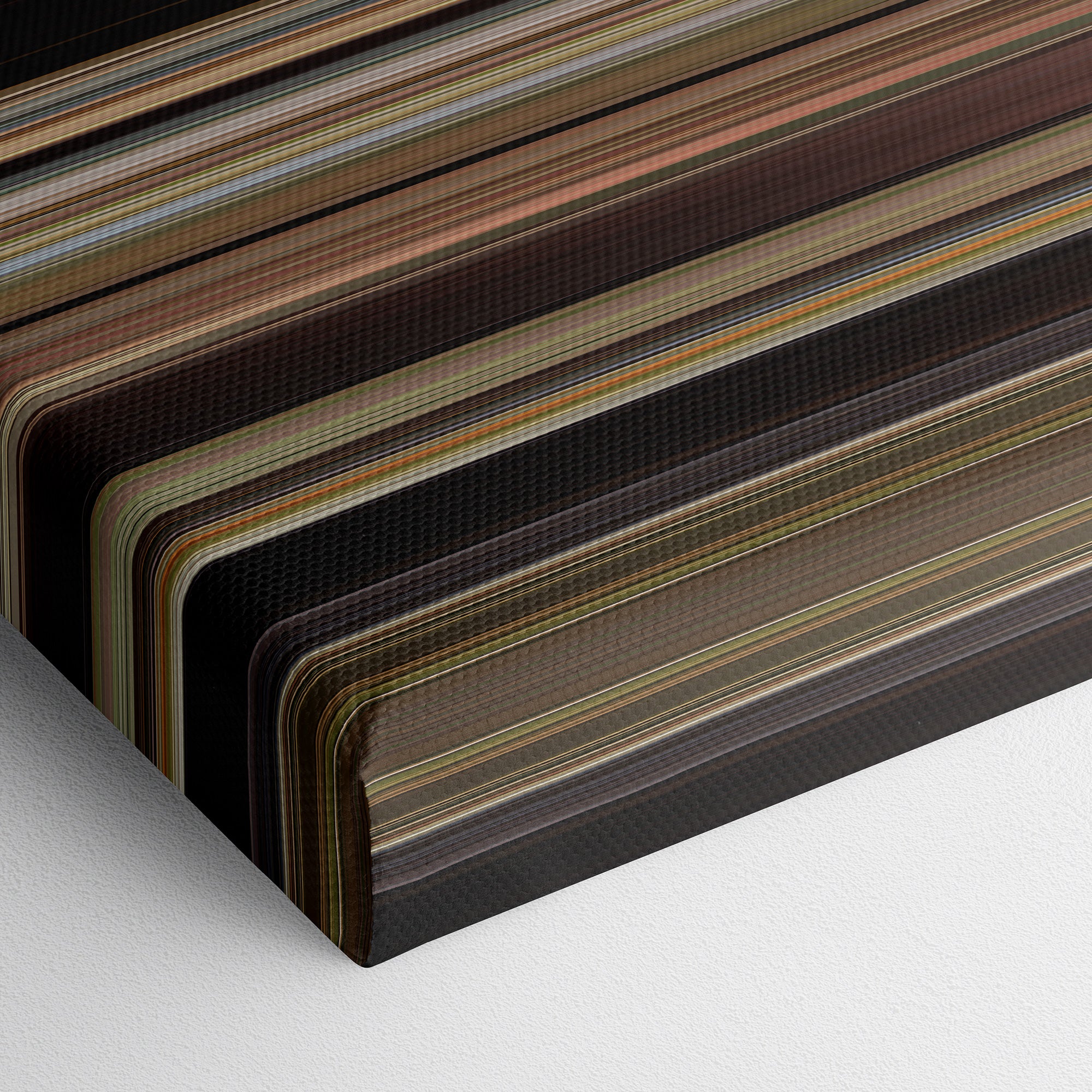 The Straight Story (1999) CineSpectrum Color Spectrum Canvas Print - Close Up of Bottom of Print