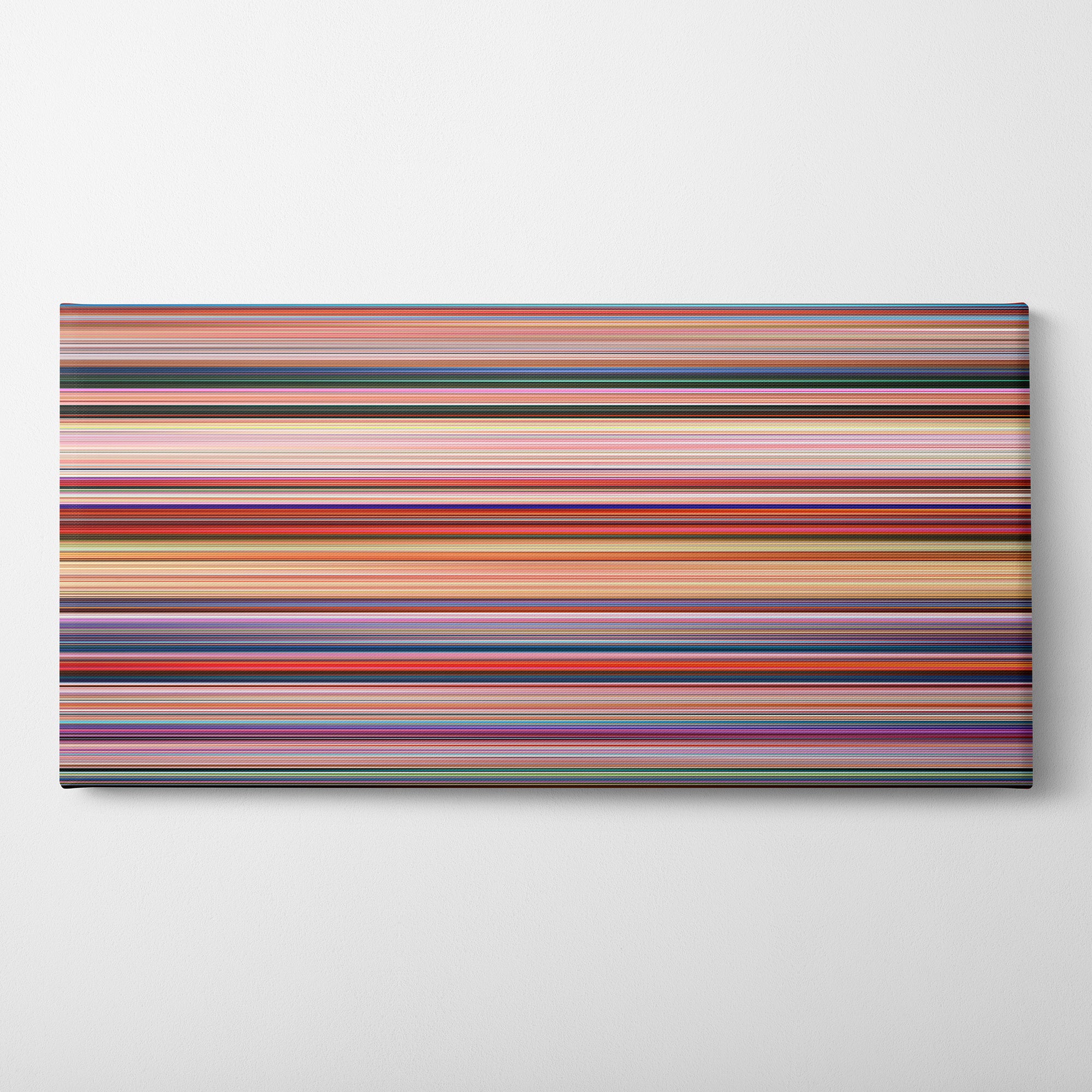 The Super Mario Bros. Movie (2023) CineSpectrum Color Spectrum Canvas Print - Horizontal on Wall