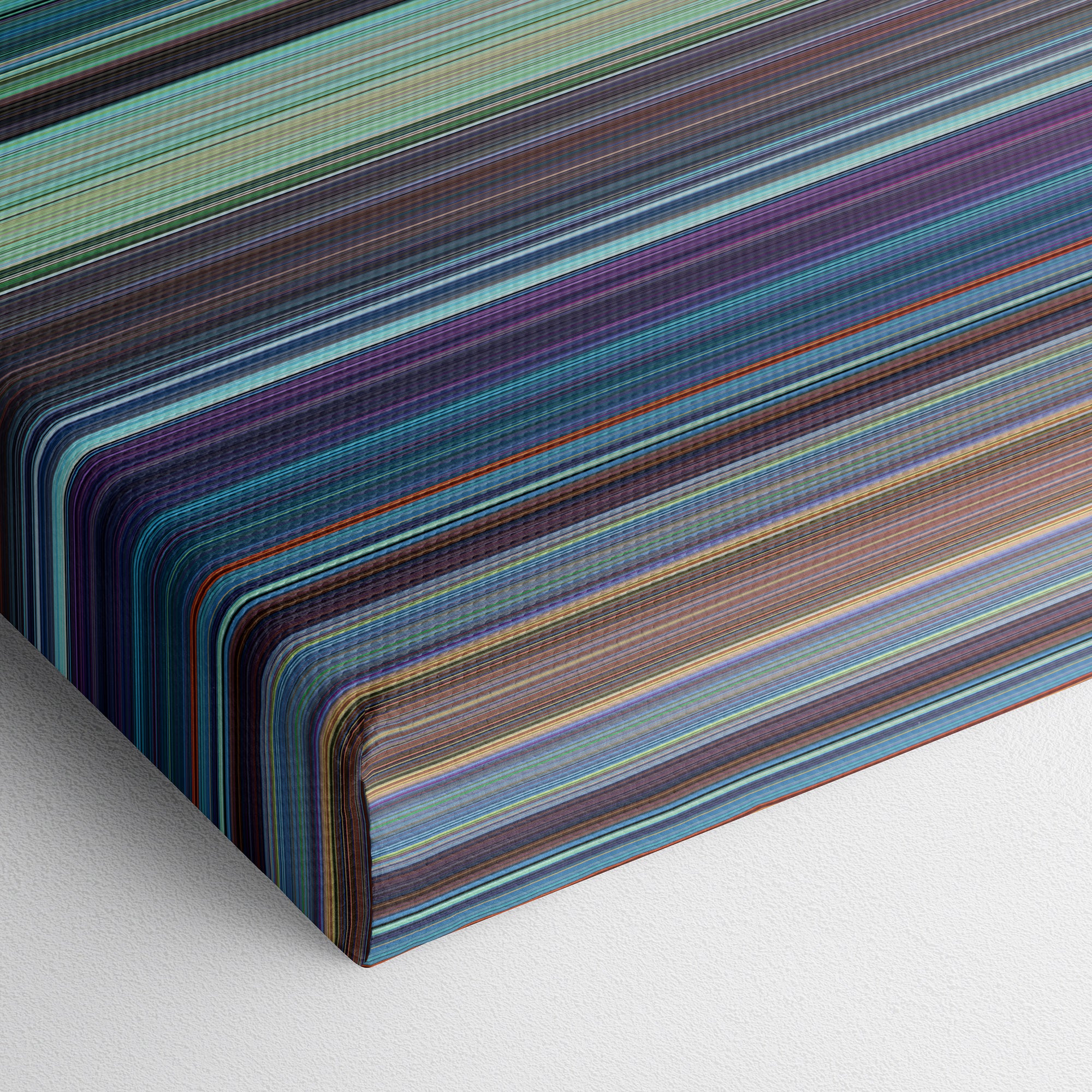 The Sword in the Stone (1963) CineSpectrum Color Spectrum Canvas Print - Close Up of Bottom of Print