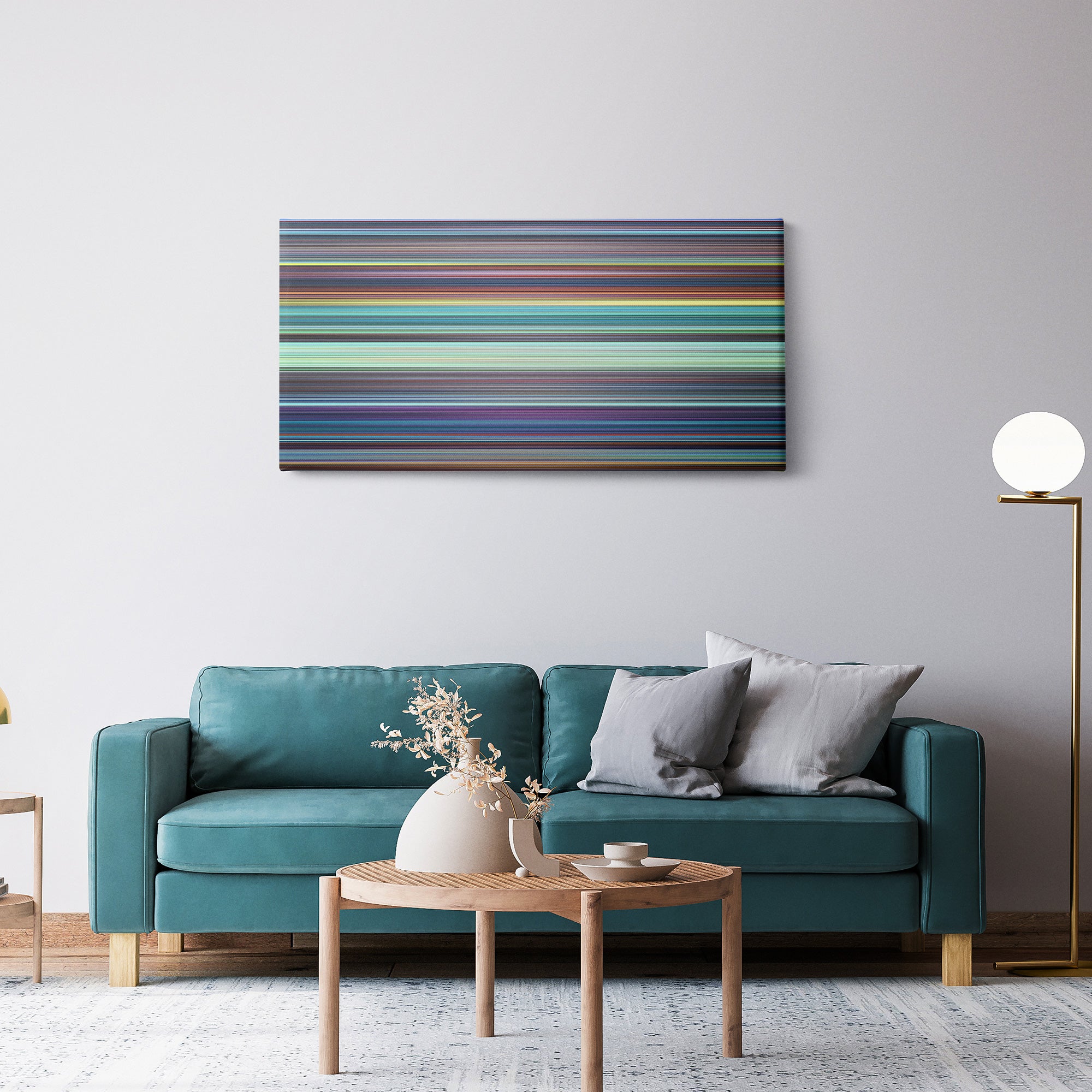 The Sword in the Stone (1963) CineSpectrum Color Spectrum Canvas Print - Hanging Horizontal on Wall in Room