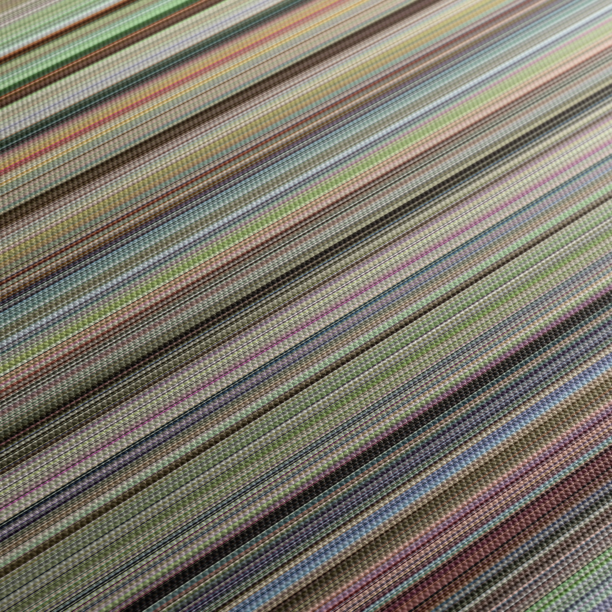 The Tale of the Princess Kaguya (2013) CineSpectrum Color Spectrum Canvas Print - Close Up of Middle of Print