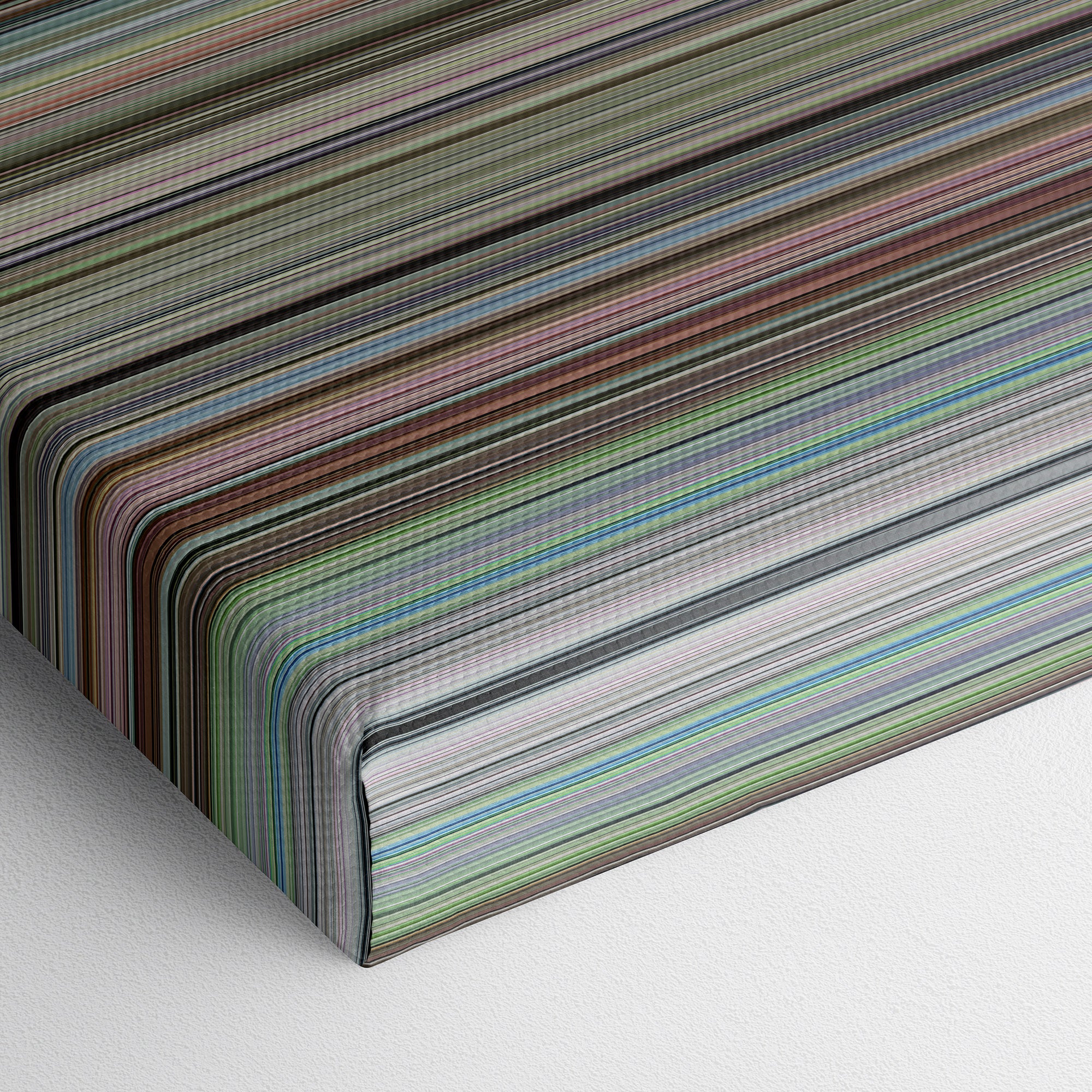 The Tale of the Princess Kaguya (2013) CineSpectrum Color Spectrum Canvas Print - Close Up of Bottom of Print