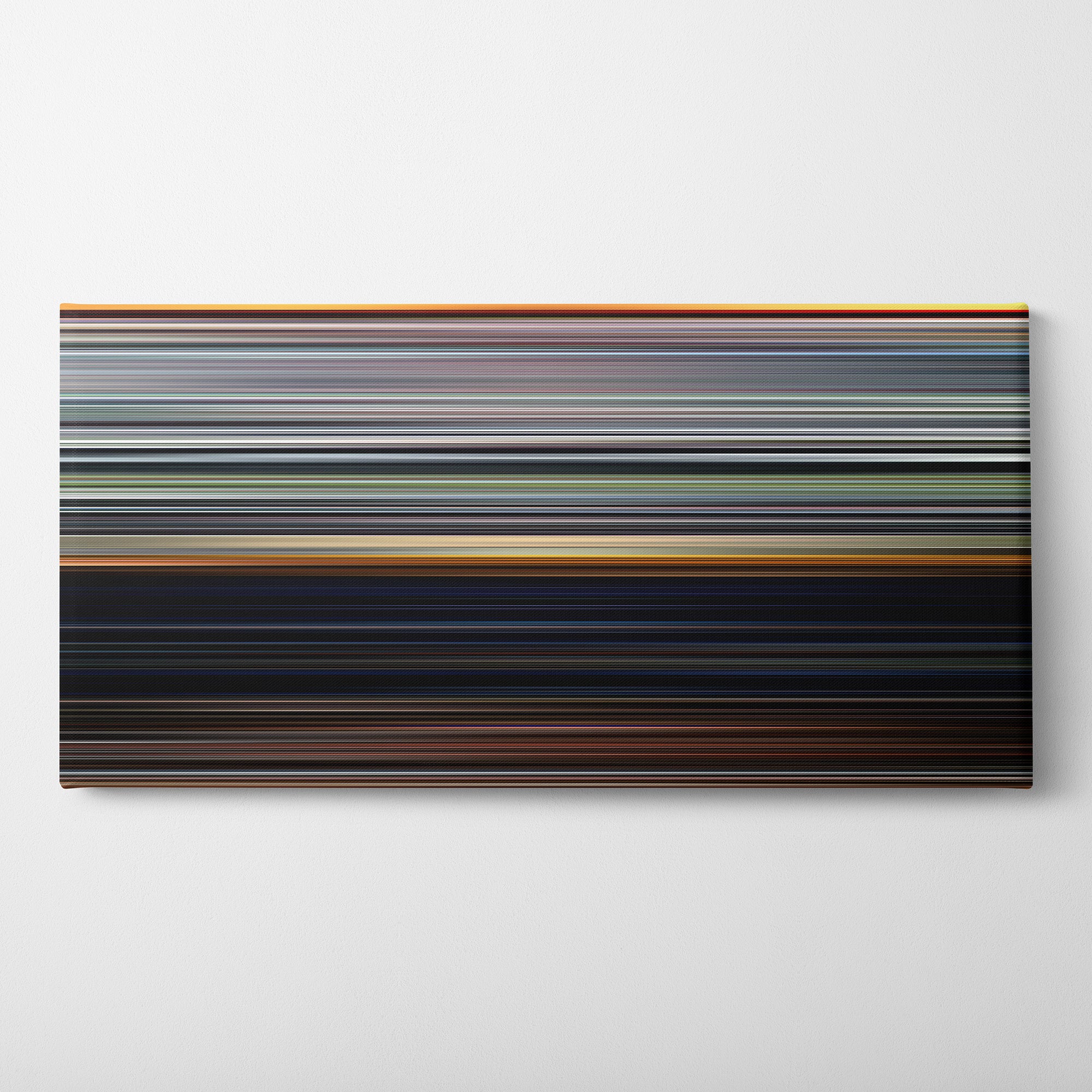 The Texas Chain Saw Massacre (1974) CineSpectrum Color Spectrum Canvas Print - Horizontal on Wall