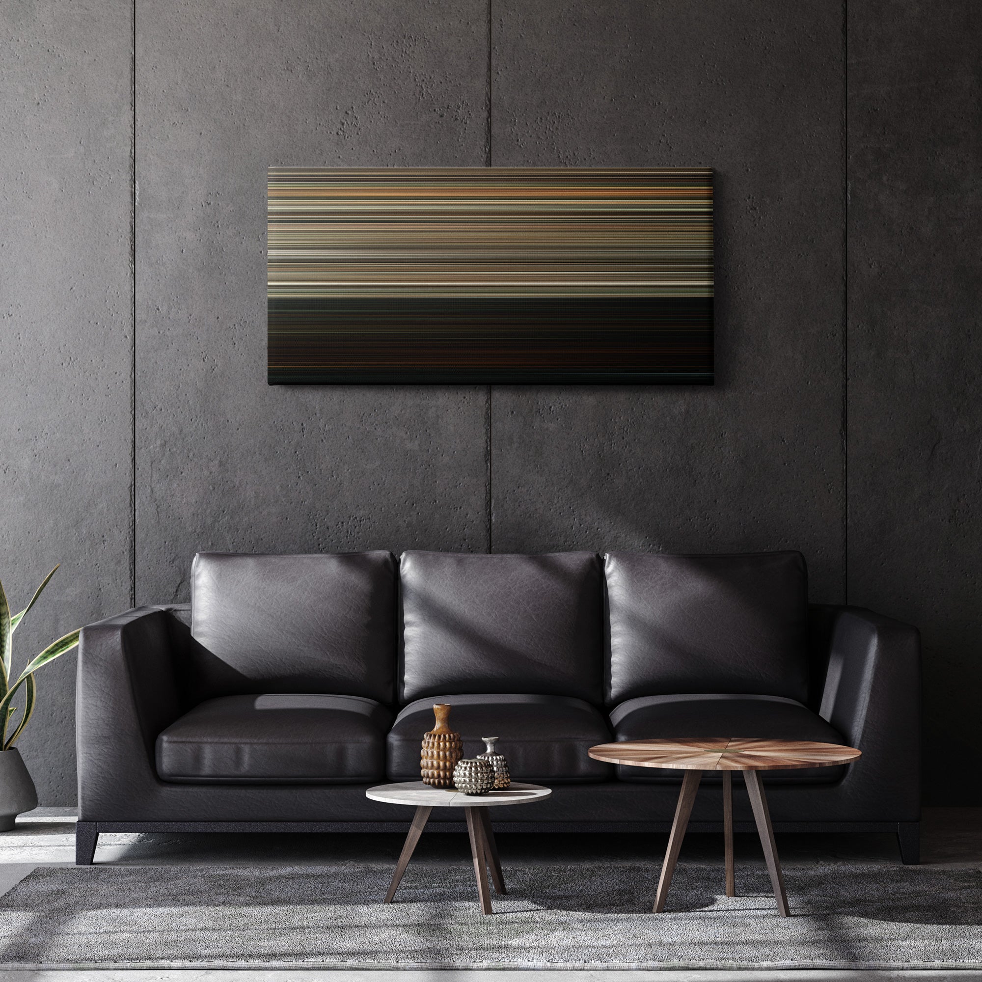 The Texas Chainsaw Massacre - The Beginning (2006) CineSpectrum Color Spectrum Canvas Print - Hanging Horizontal on Wall in Room