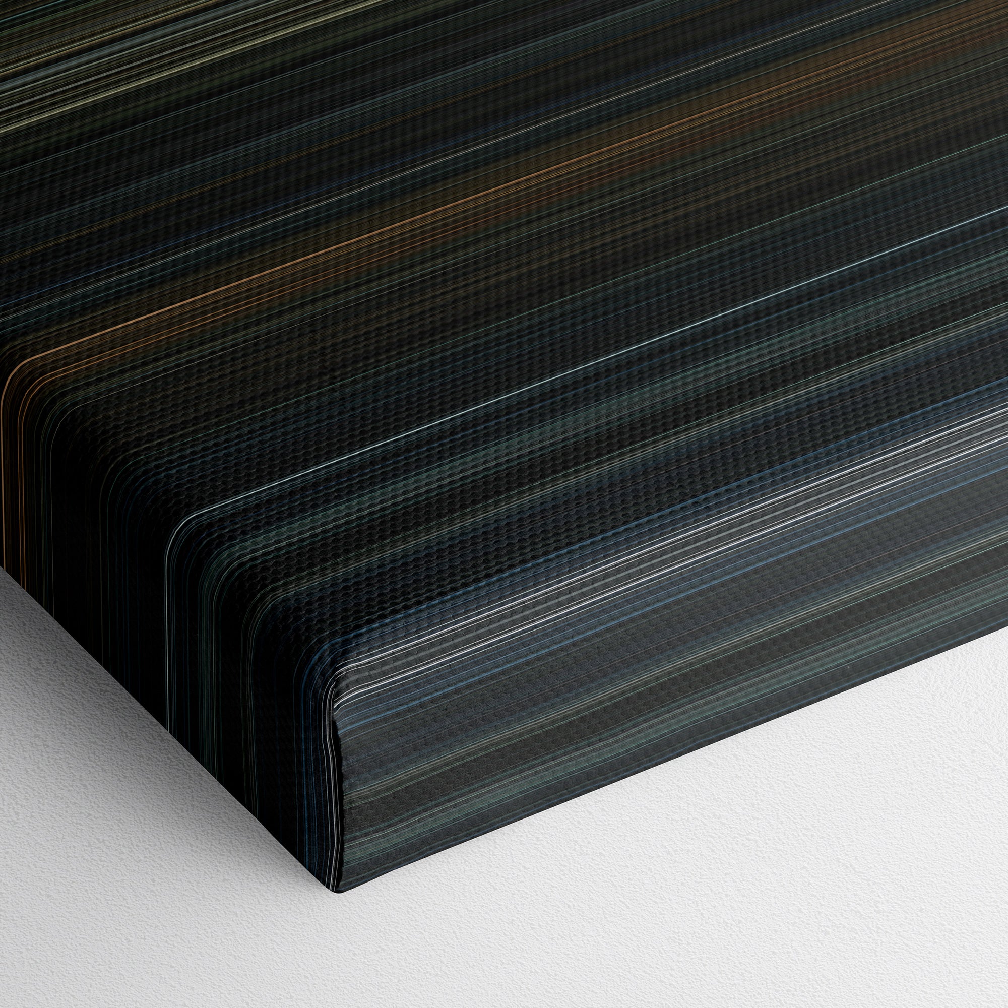 The Texas Chainsaw Massacre (2003) CineSpectrum Color Spectrum Canvas Print - Close Up of Bottom of Print