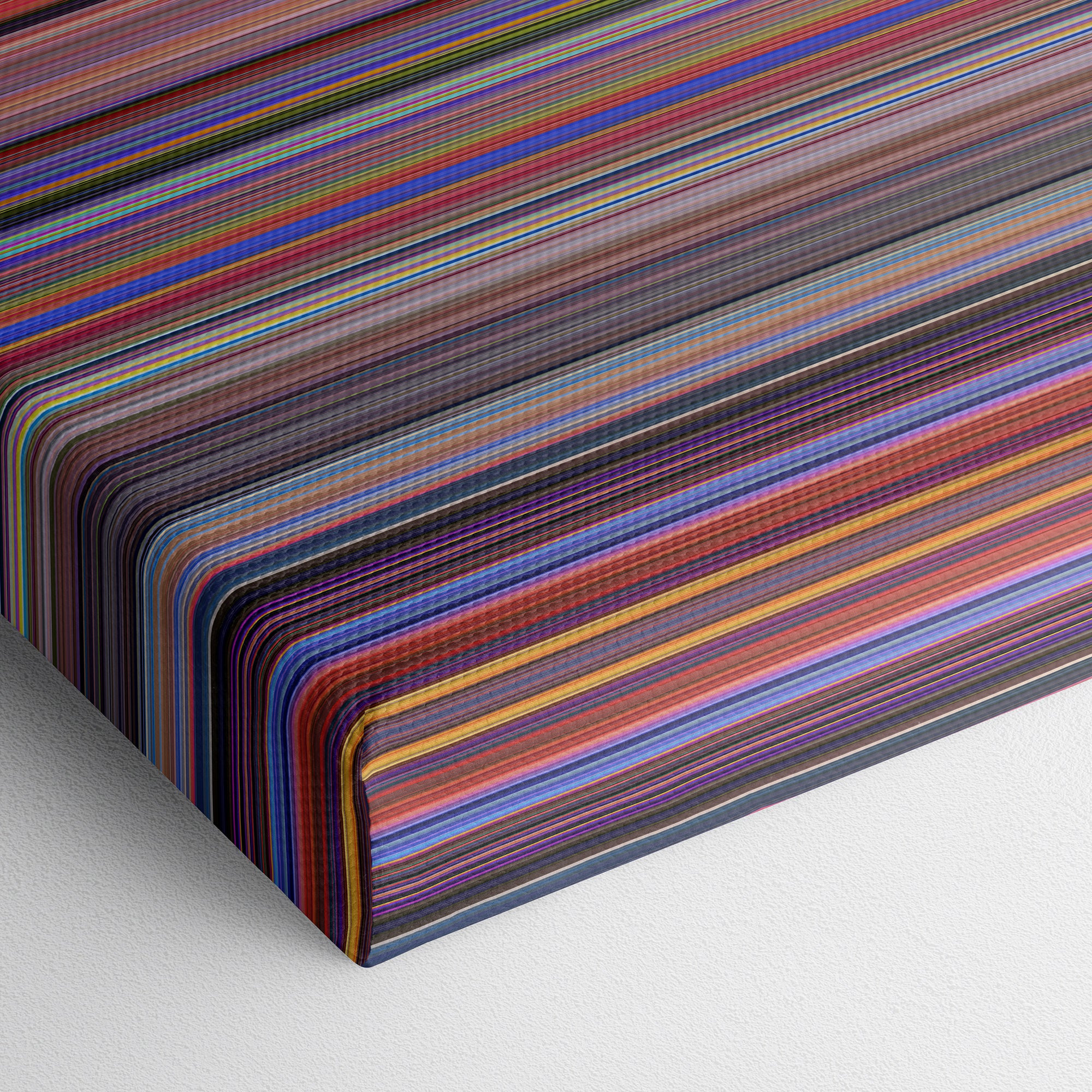 The Three Caballeros (1944) CineSpectrum Color Spectrum Canvas Print - Close Up of Bottom of Print