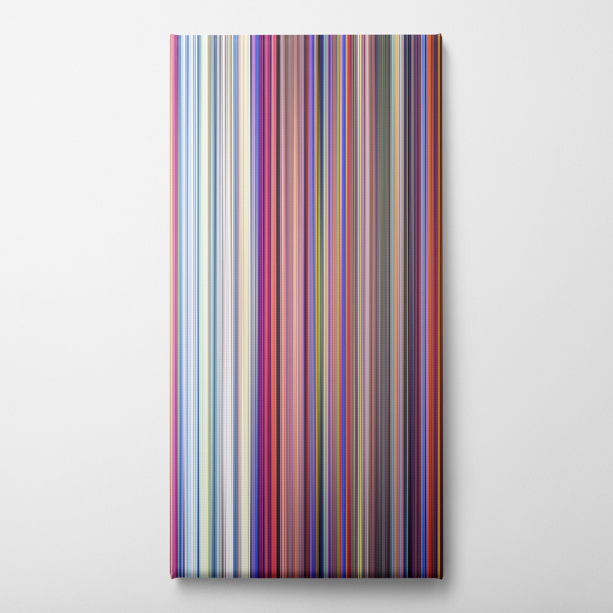 The Three Caballeros (1944) CineSpectrum Color Spectrum Canvas Print - Vertical on Wall