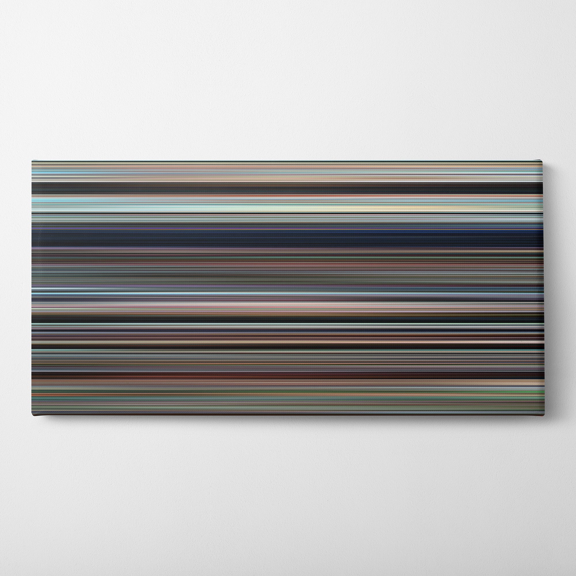 The Toxic Avenger (1984) CineSpectrum Color Spectrum Canvas Print - Horizontal on Wall