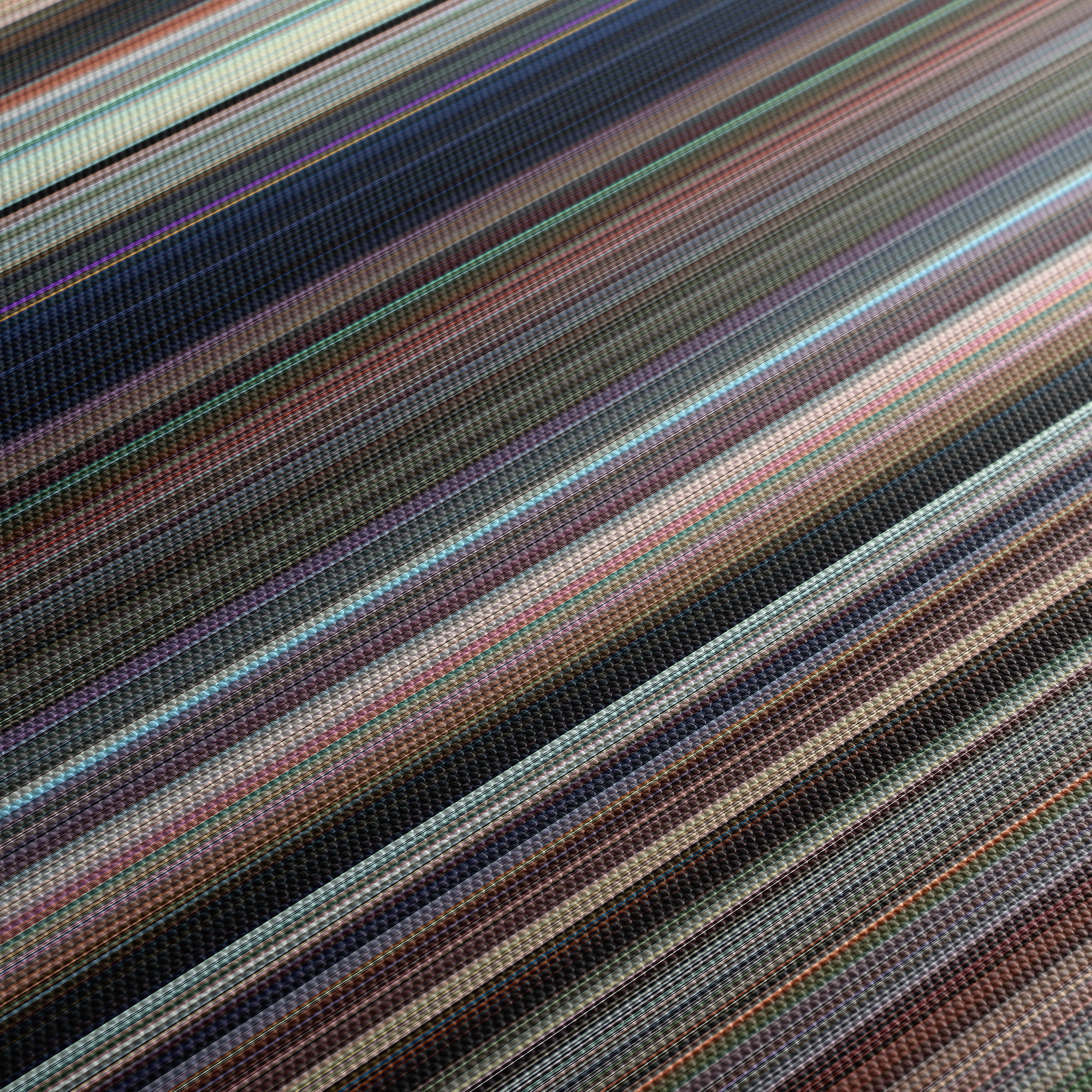 The Toxic Avenger (1984) CineSpectrum Color Spectrum Canvas Print - Close Up of Middle of Print