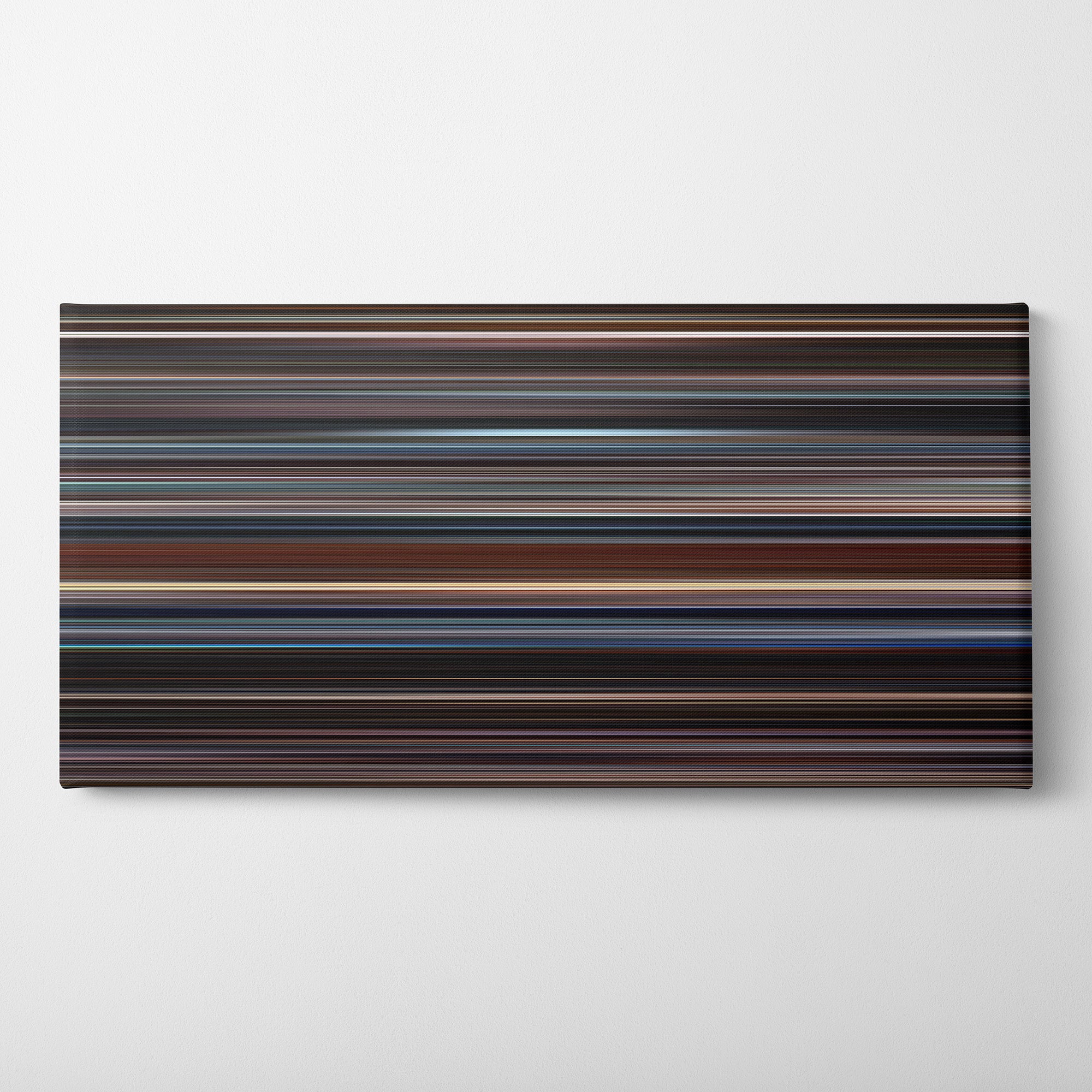 The Usual Suspects (1995) CineSpectrum Color Spectrum Canvas Print - Horizontal on Wall