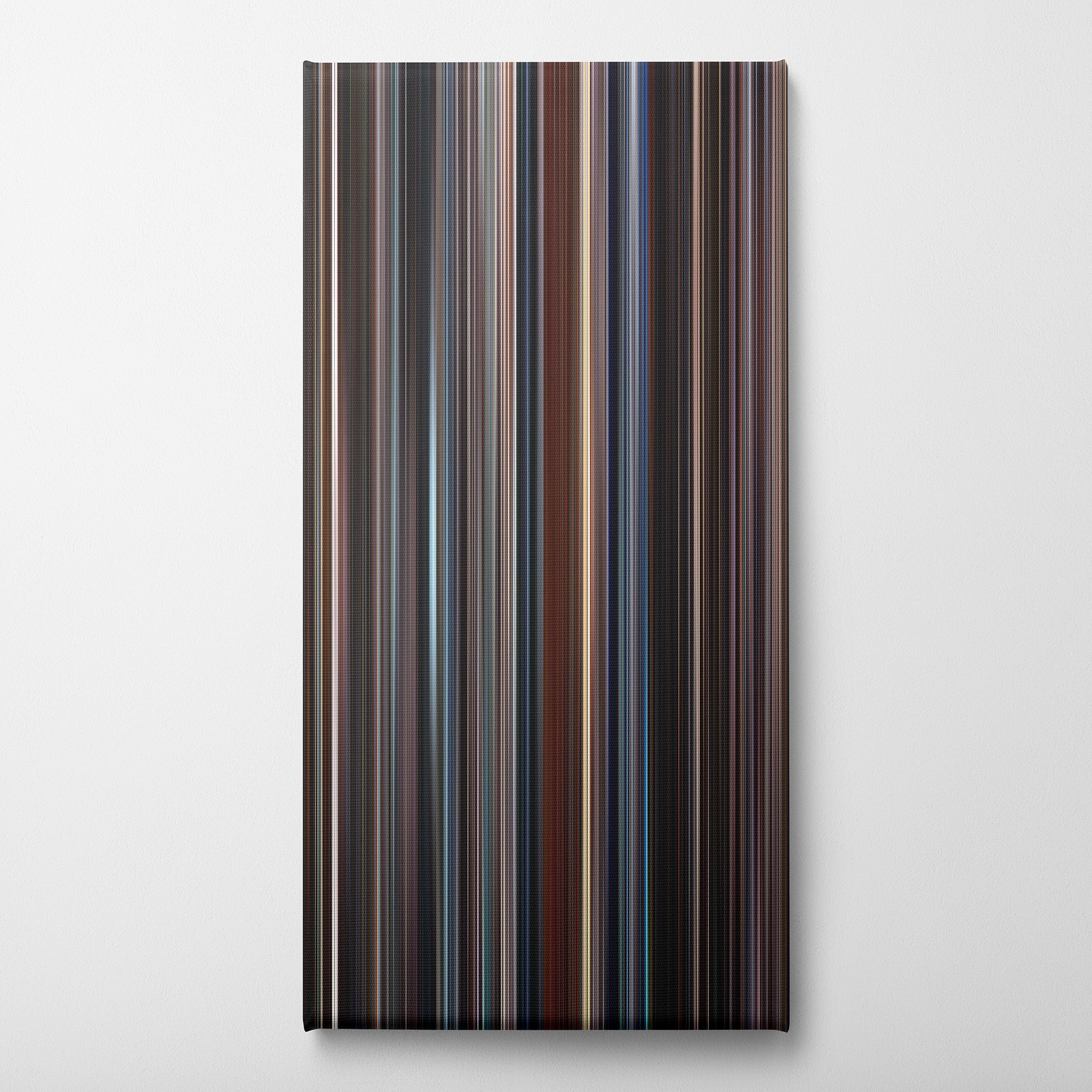 The Usual Suspects (1995) CineSpectrum Color Spectrum Canvas Print - Vertical on Wall