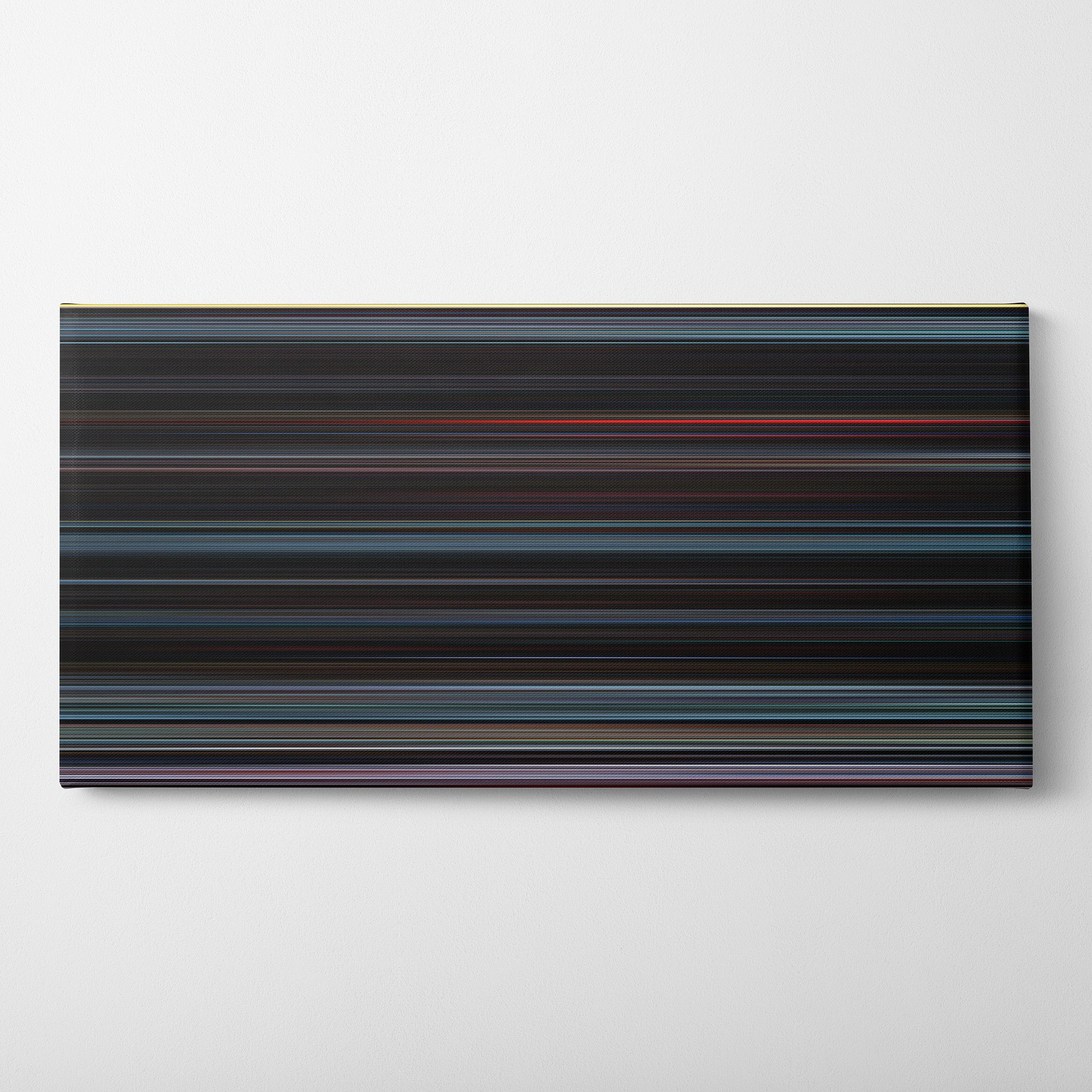 The Warriors (1979) CineSpectrum Color Spectrum Canvas Print - Horizontal on Wall