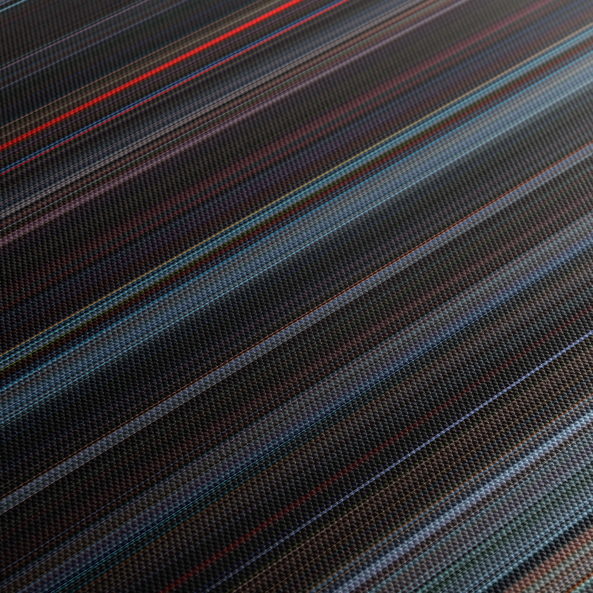 The Warriors (1979) CineSpectrum Color Spectrum Canvas Print - Close Up of Middle of Print