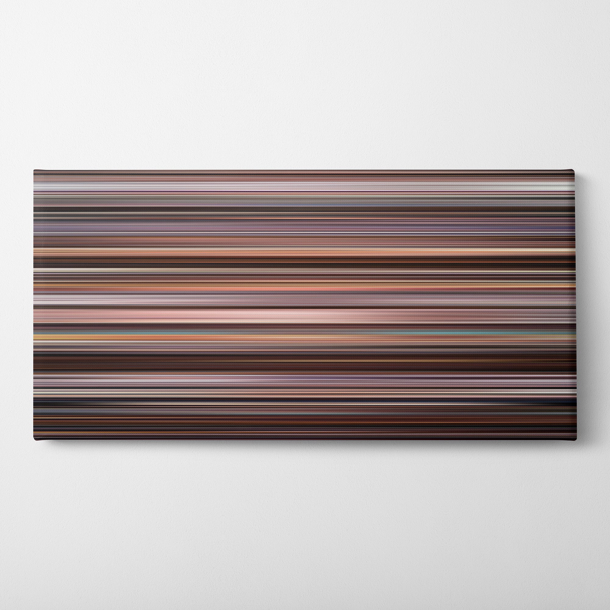 The Wolf of Wall Street (2013) CineSpectrum Color Spectrum Canvas Print - Horizontal on Wall