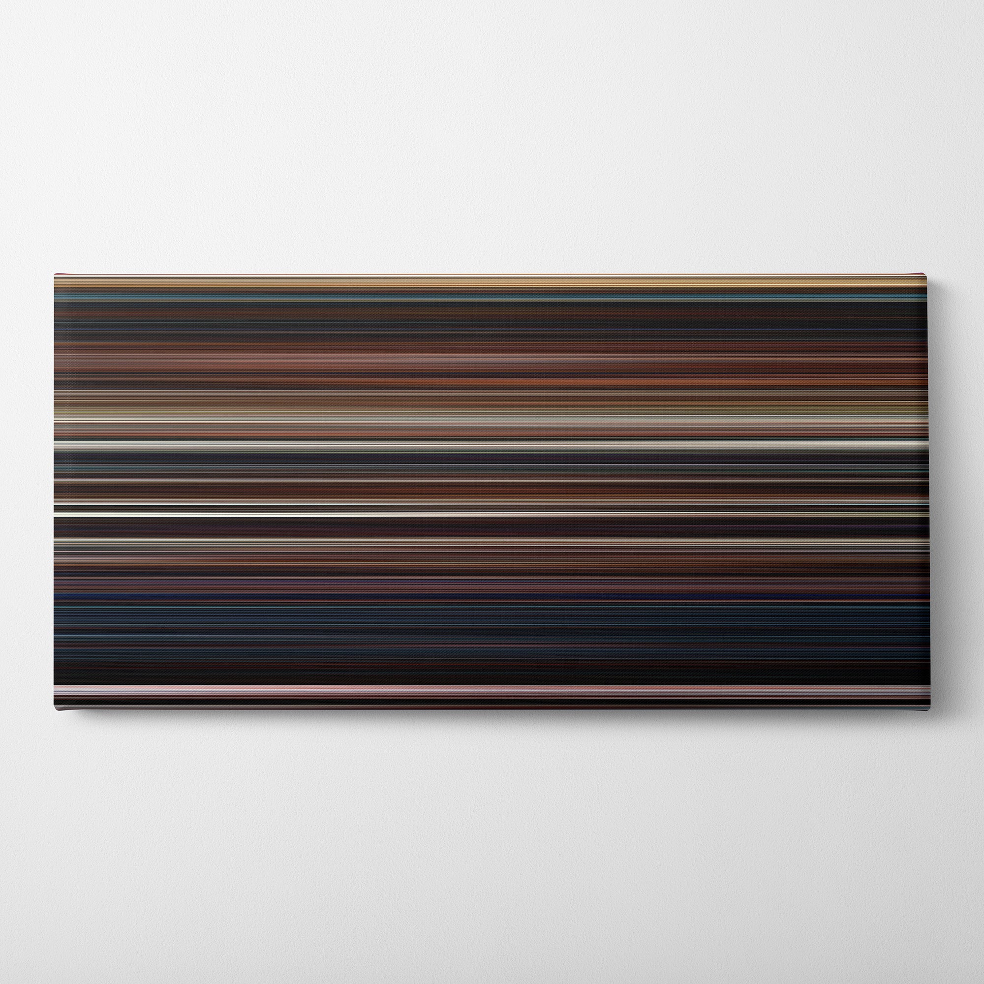 The Wolverine (2013) CineSpectrum Color Spectrum Canvas Print - Horizontal on Wall