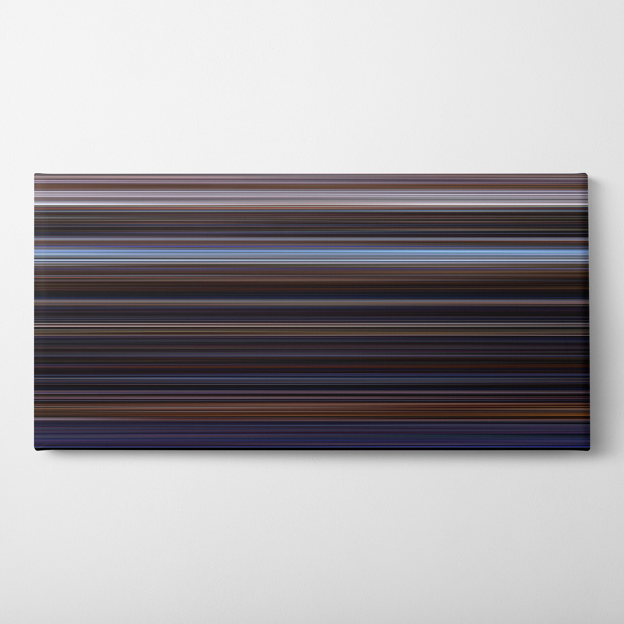 The World Is Not Enough (1999) CineSpectrum Color Spectrum Canvas Print - Horizontal on Wall