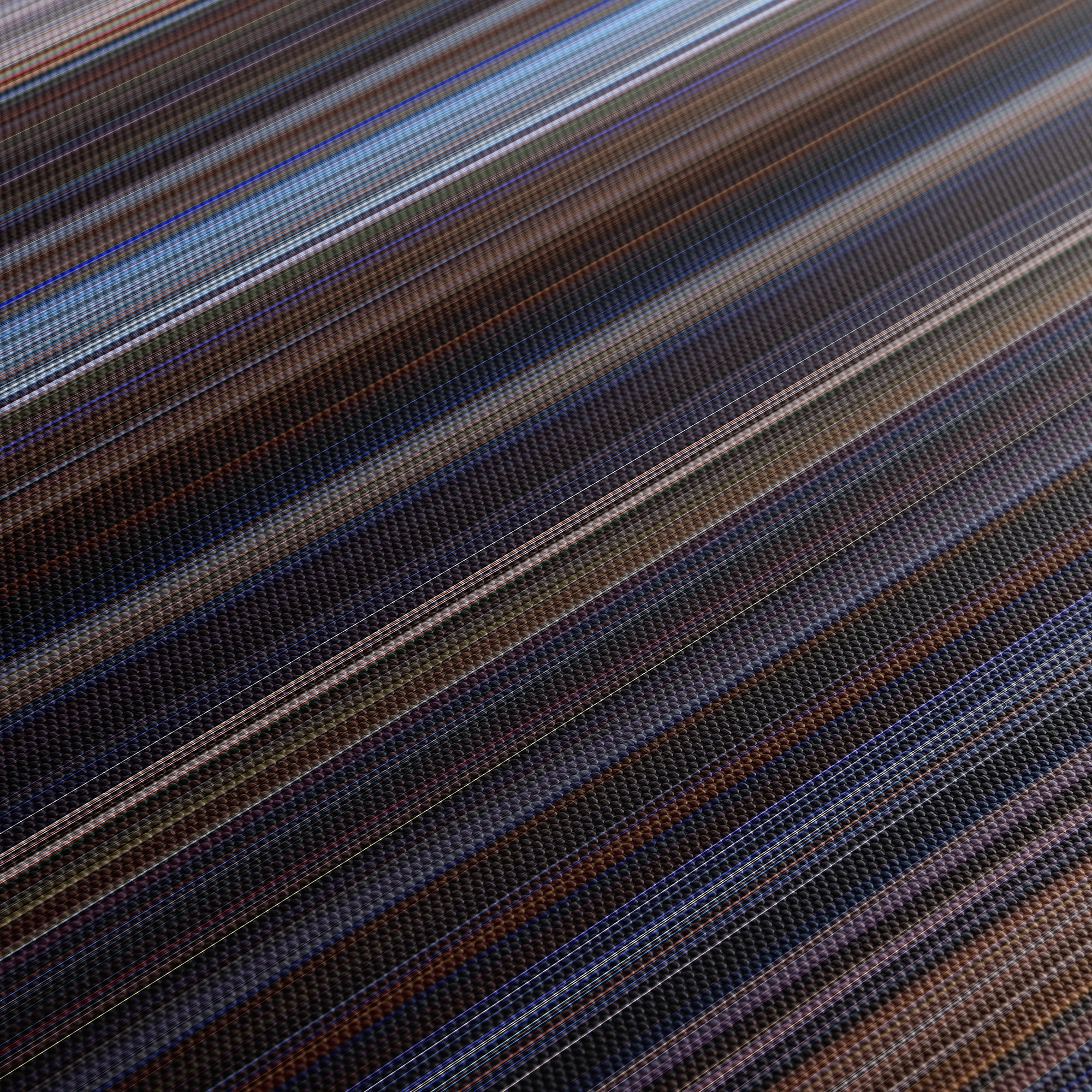 The World Is Not Enough (1999) CineSpectrum Color Spectrum Canvas Print - Close Up of Middle of Print