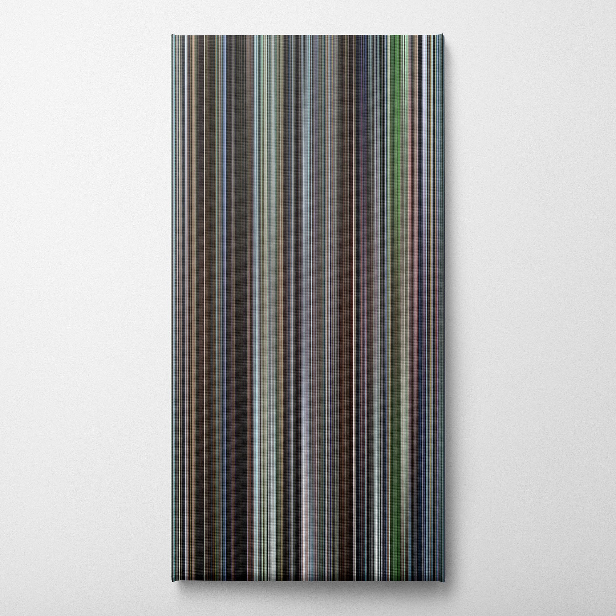 The Worst Person in the World (2021) CineSpectrum Color Spectrum Canvas Print - Vertical on Wall