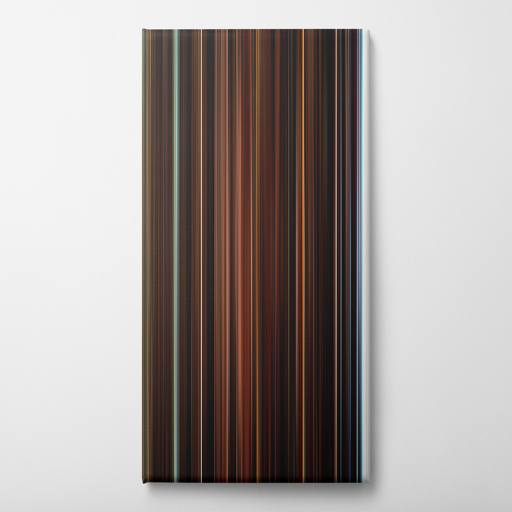 This Is the End (2013) CineSpectrum Color Spectrum Canvas Print - Vertical on Wall