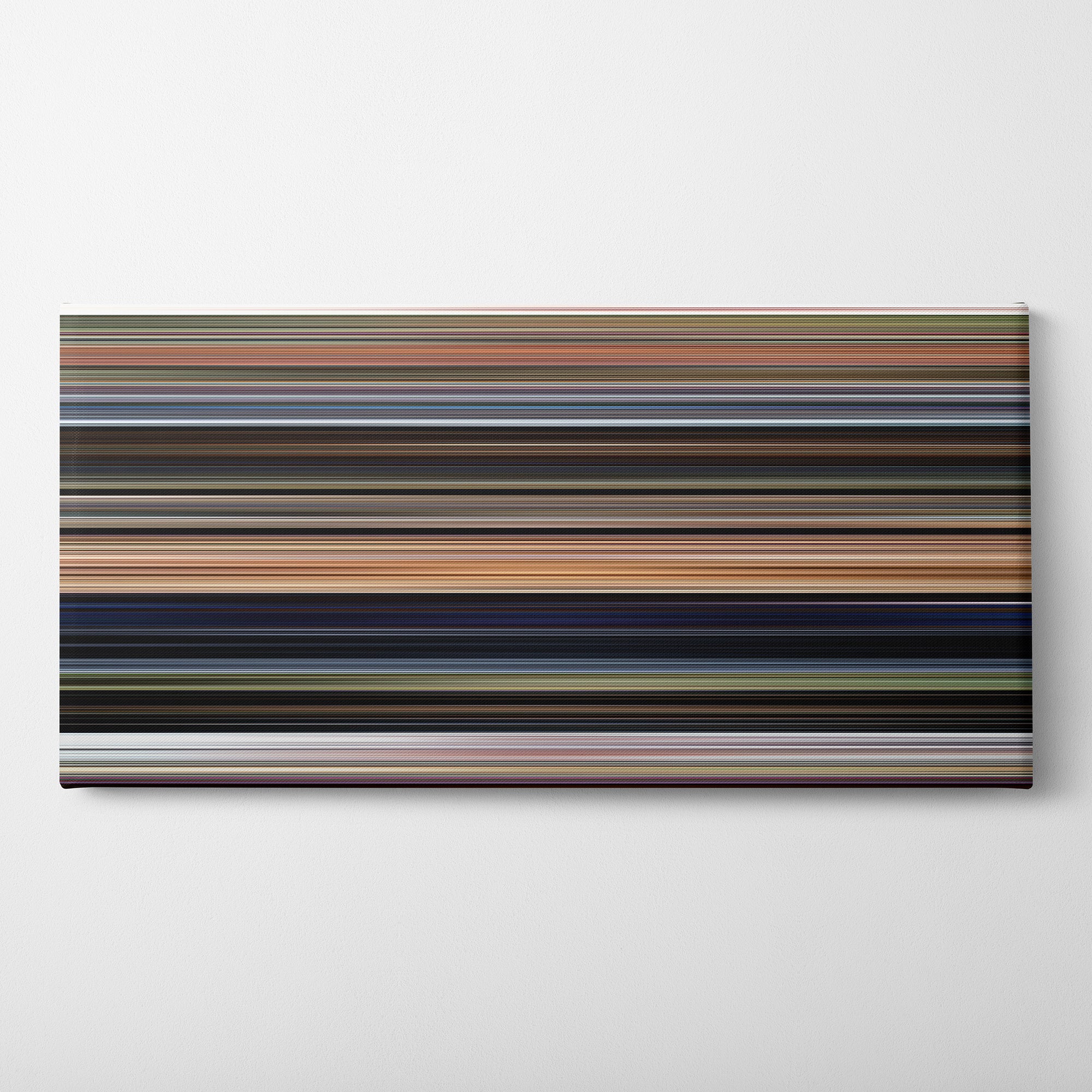 Thor - Love and Thunder (2022) CineSpectrum Color Spectrum Canvas Print - Horizontal on Wall