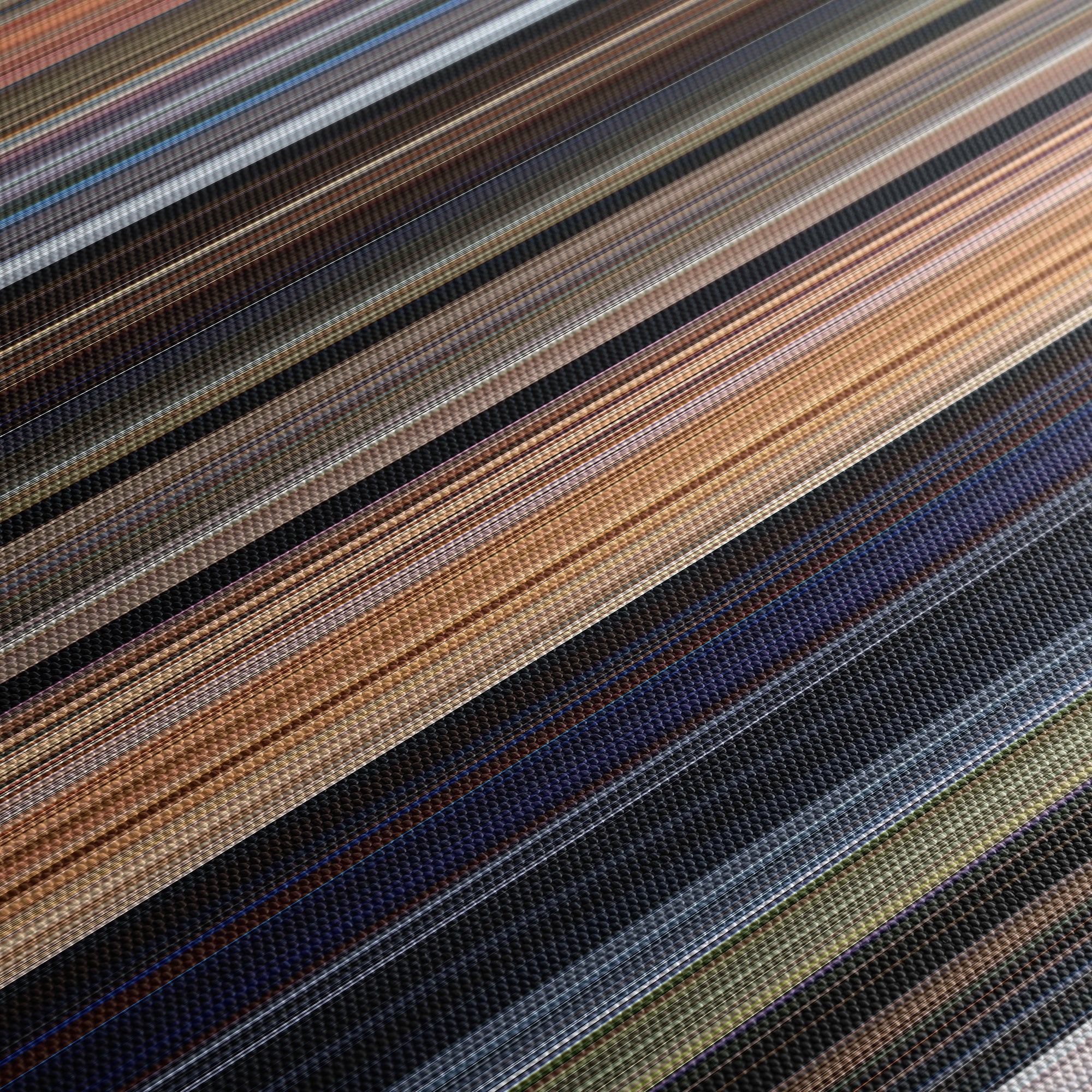 Thor - Love and Thunder (2022) CineSpectrum Color Spectrum Canvas Print - Close Up of Middle of Print