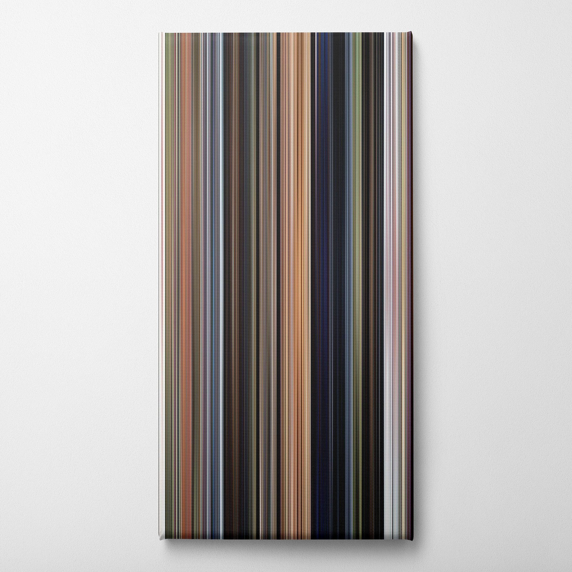 Thor - Love and Thunder (2022) CineSpectrum Color Spectrum Canvas Print - Vertical on Wall