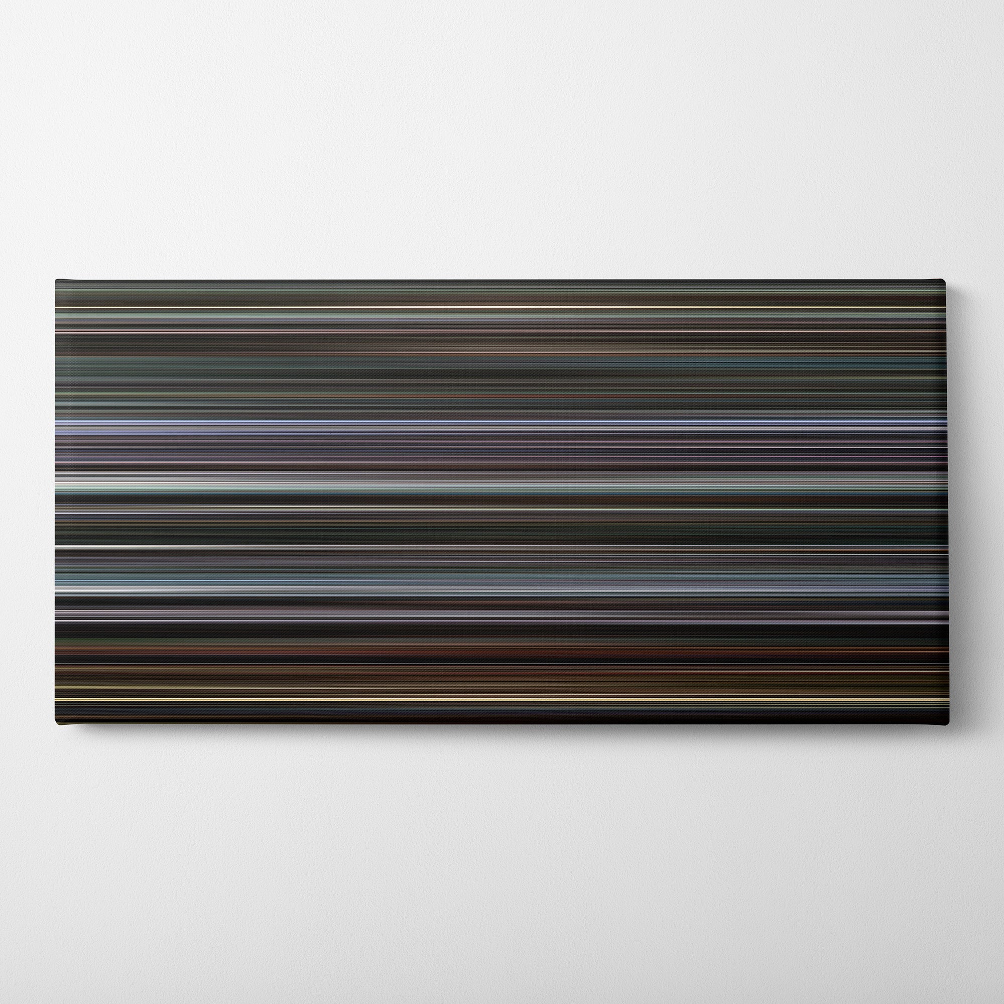 Three Colors White (1994) CineSpectrum Color Spectrum Canvas Print - Horizontal on Wall