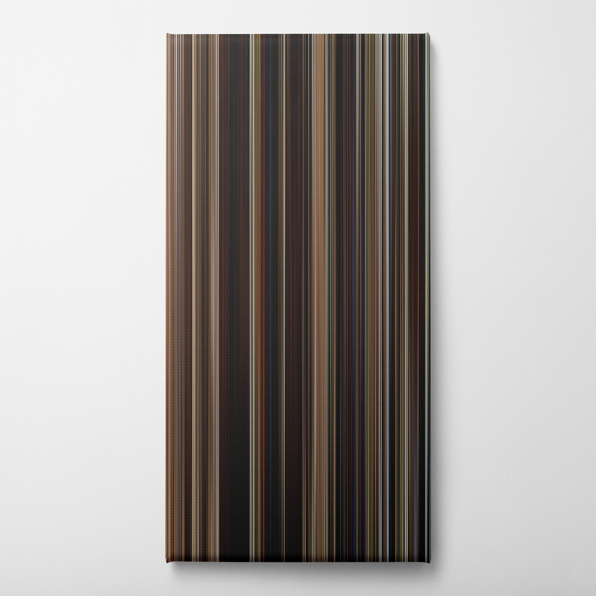 Tombstone (1993) CineSpectrum Color Spectrum Canvas Print - Vertical on Wall