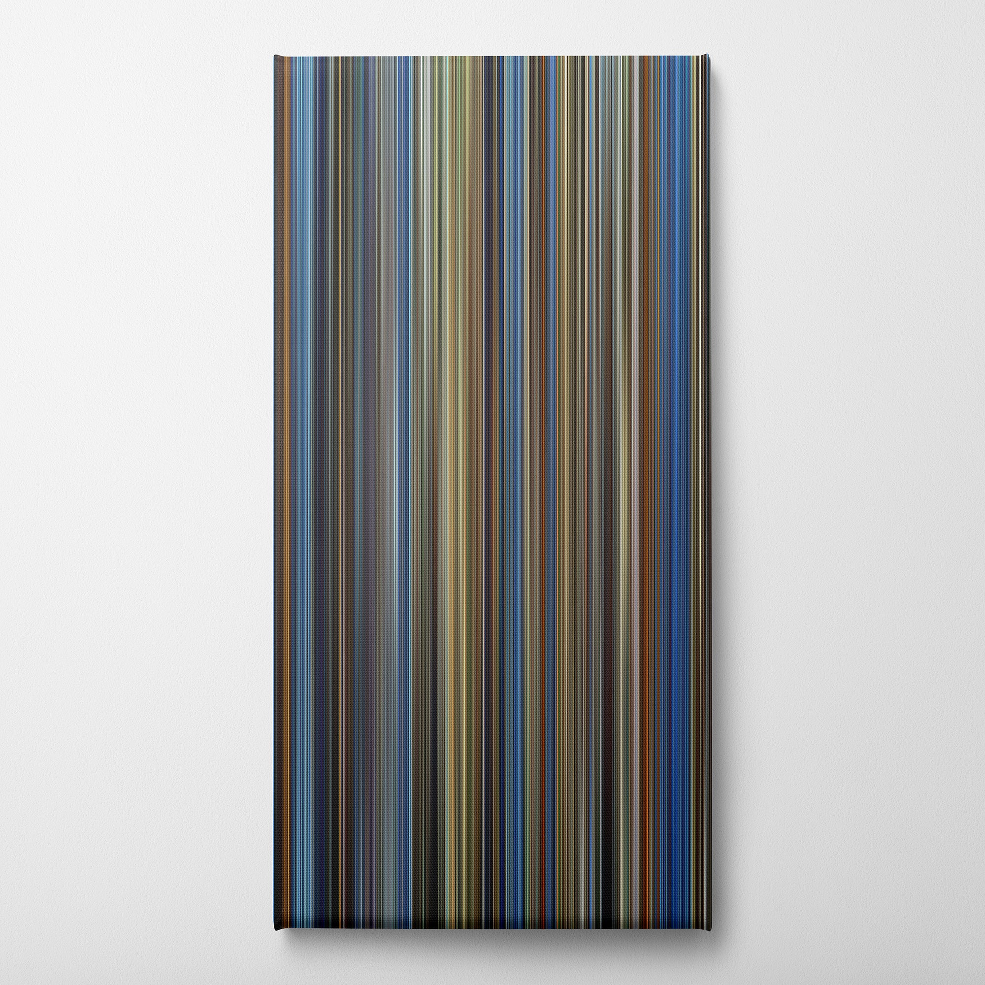 Top Gun (1986) CineSpectrum Color Spectrum Canvas Print - Vertical on Wall