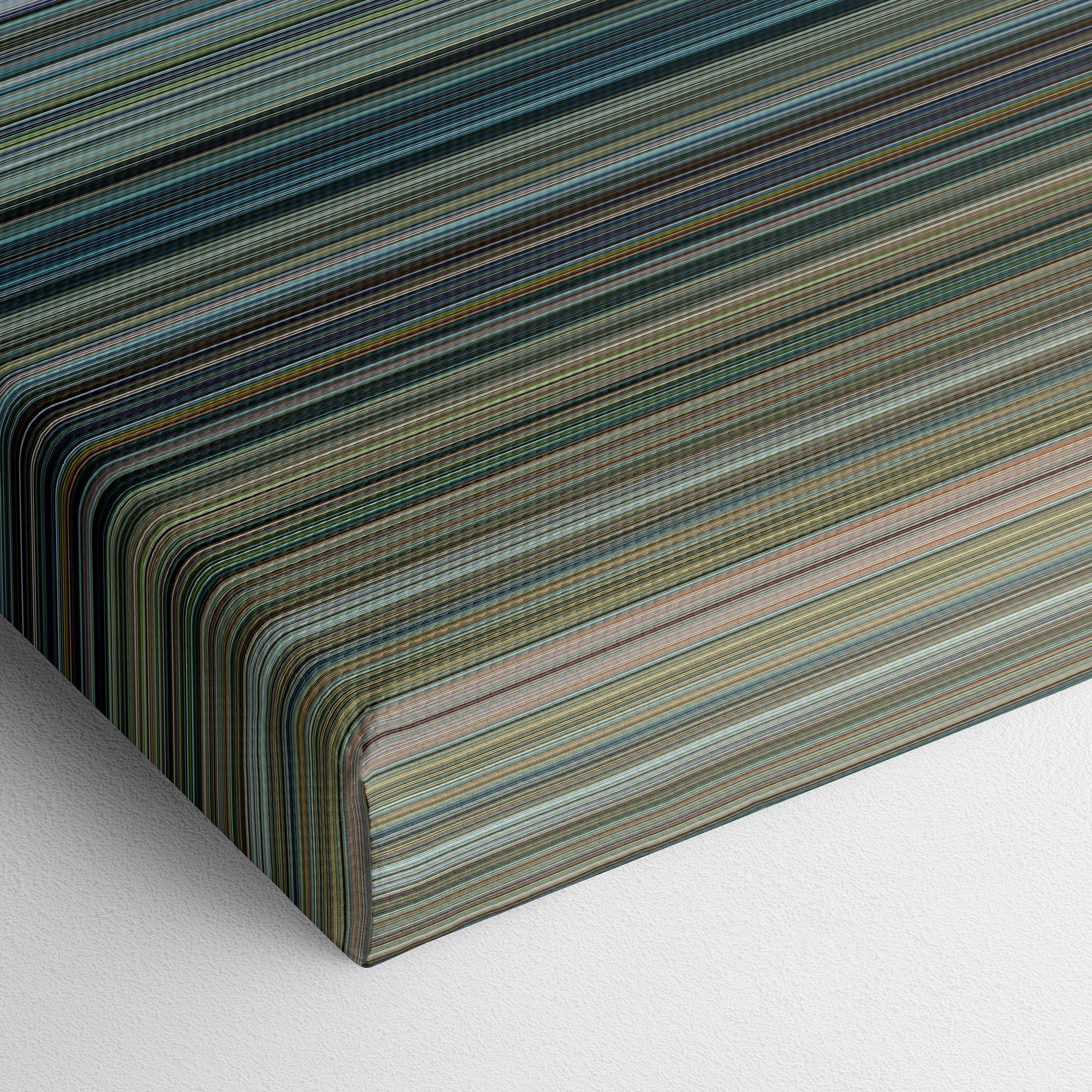 Transformers - Age of Extinction (2014) CineSpectrum Color Spectrum Canvas Print - Close Up of Bottom of Print