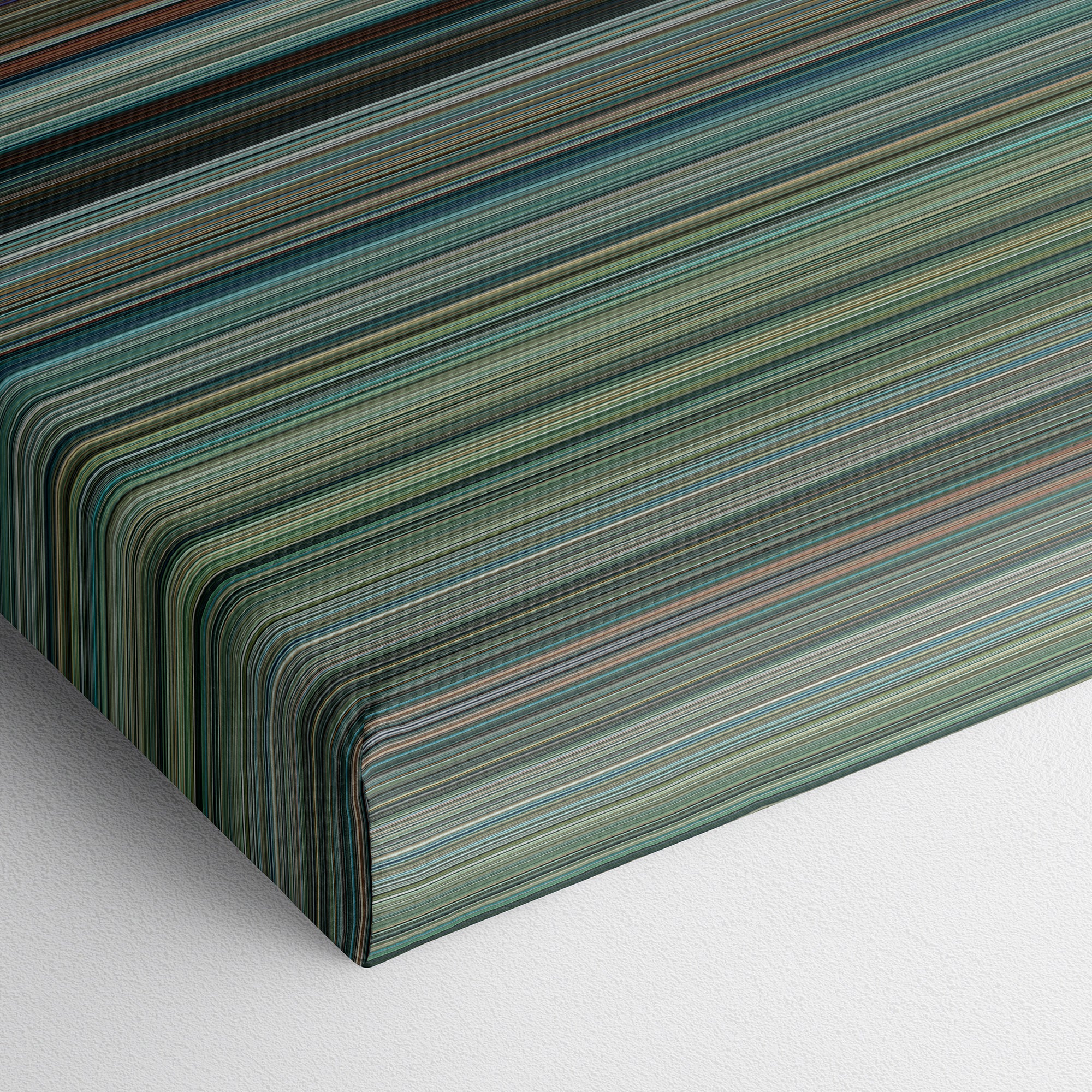 Transformers - Dark of the Moon (2011) CineSpectrum Color Spectrum Canvas Print - Close Up of Bottom of Print