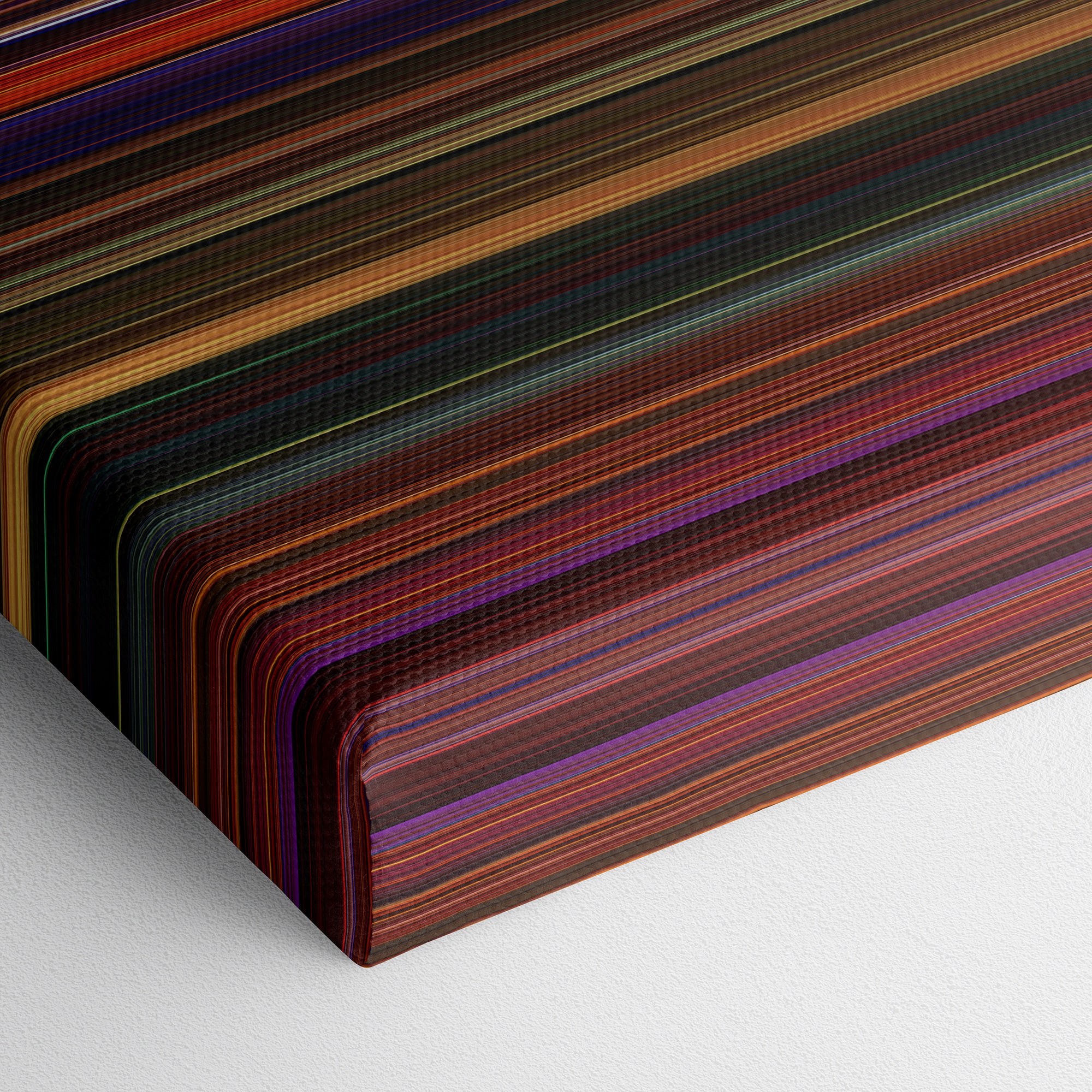 Treasure Planet (2002) CineSpectrum Color Spectrum Canvas Print - Close Up of Bottom of Print