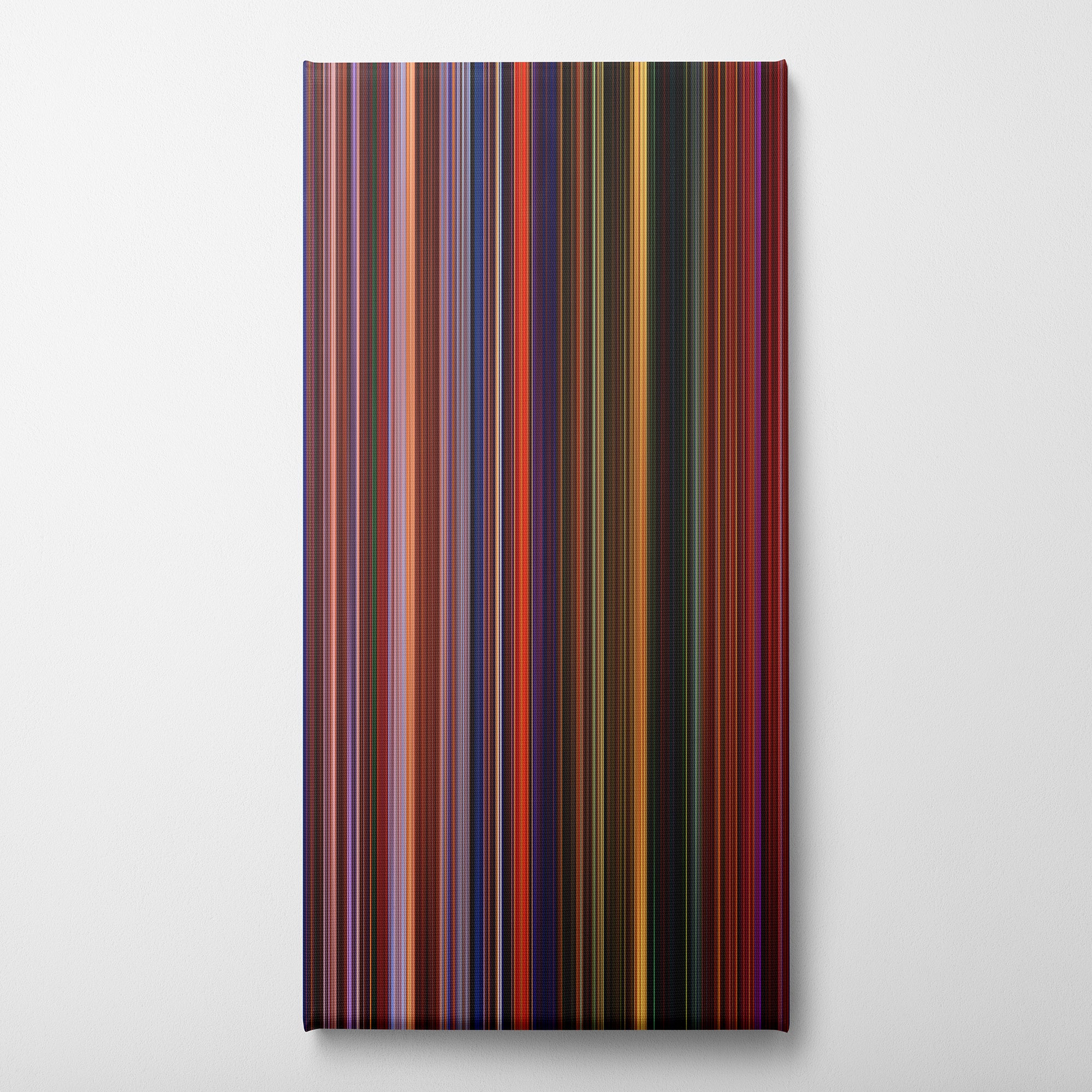 Treasure Planet (2002) CineSpectrum Color Spectrum Canvas Print - Vertical on Wall