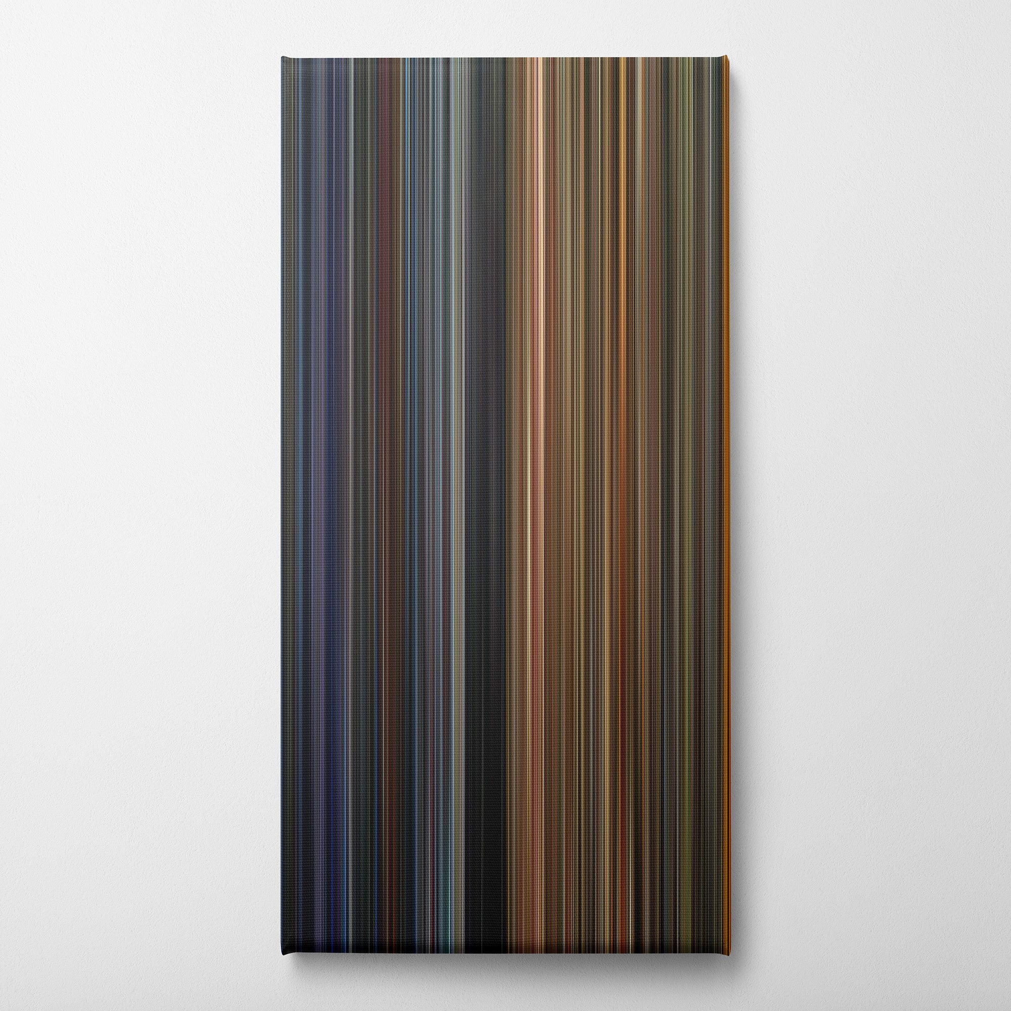 True Romance (1993) CineSpectrum Color Spectrum Canvas Print - Vertical on Wall