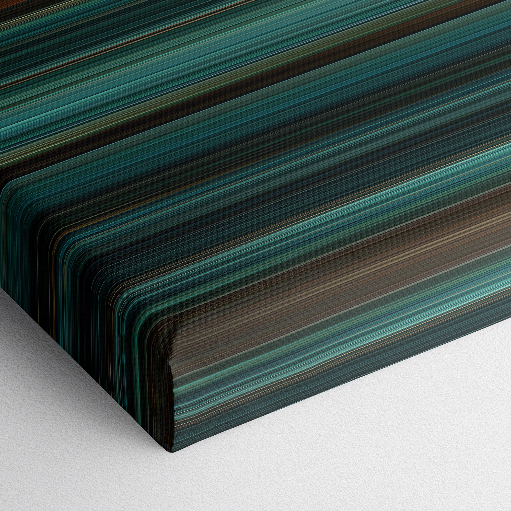 Twilight (2008) CineSpectrum Color Spectrum Canvas Print - Close Up of Bottom of Print