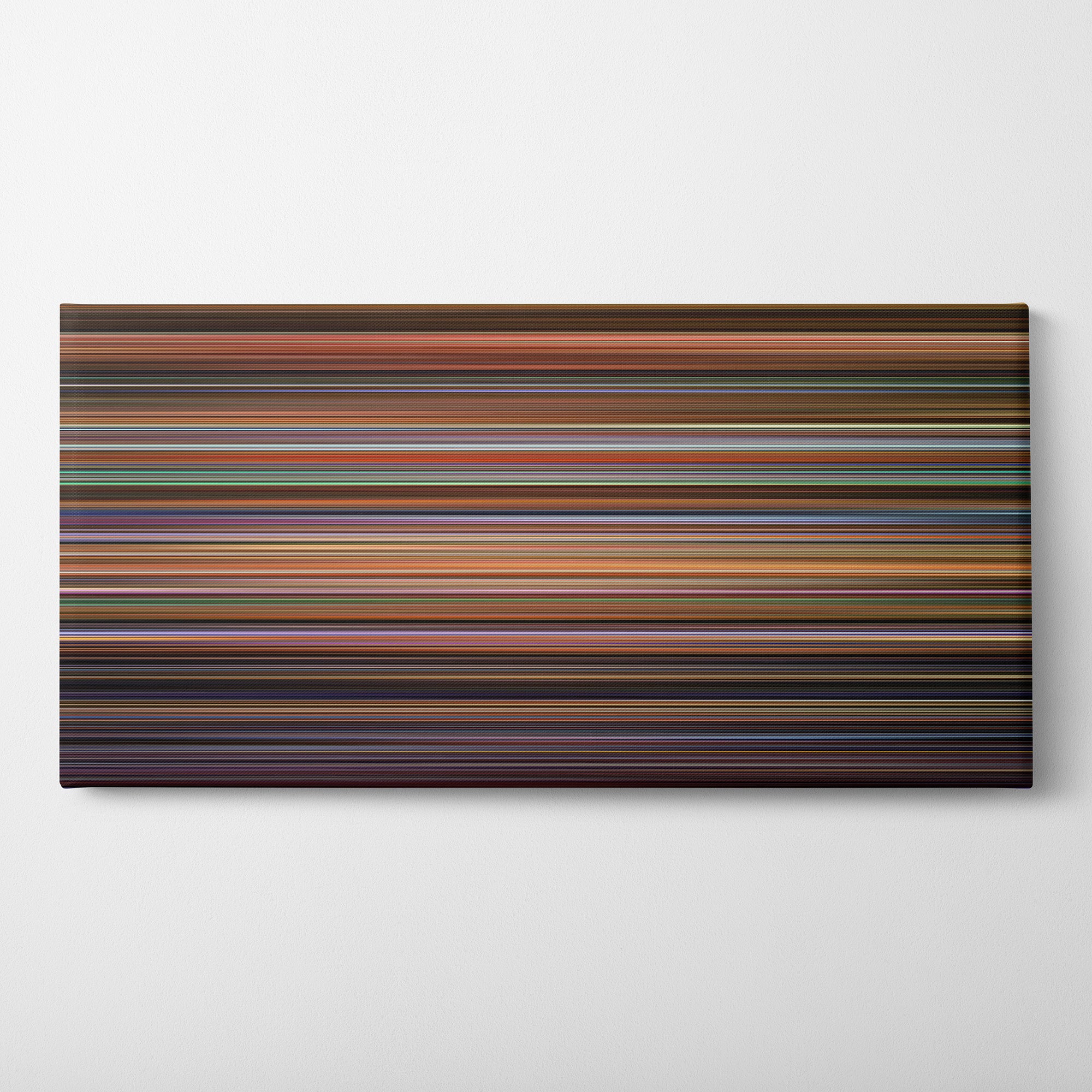 UHF (1989) CineSpectrum Color Spectrum Canvas Print - Horizontal on Wall
